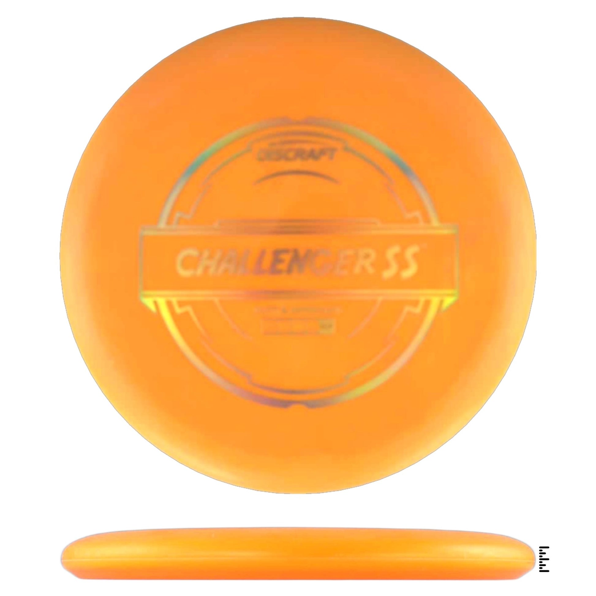 Discraft D Line Challenger SS - Orange - Powergrip USA