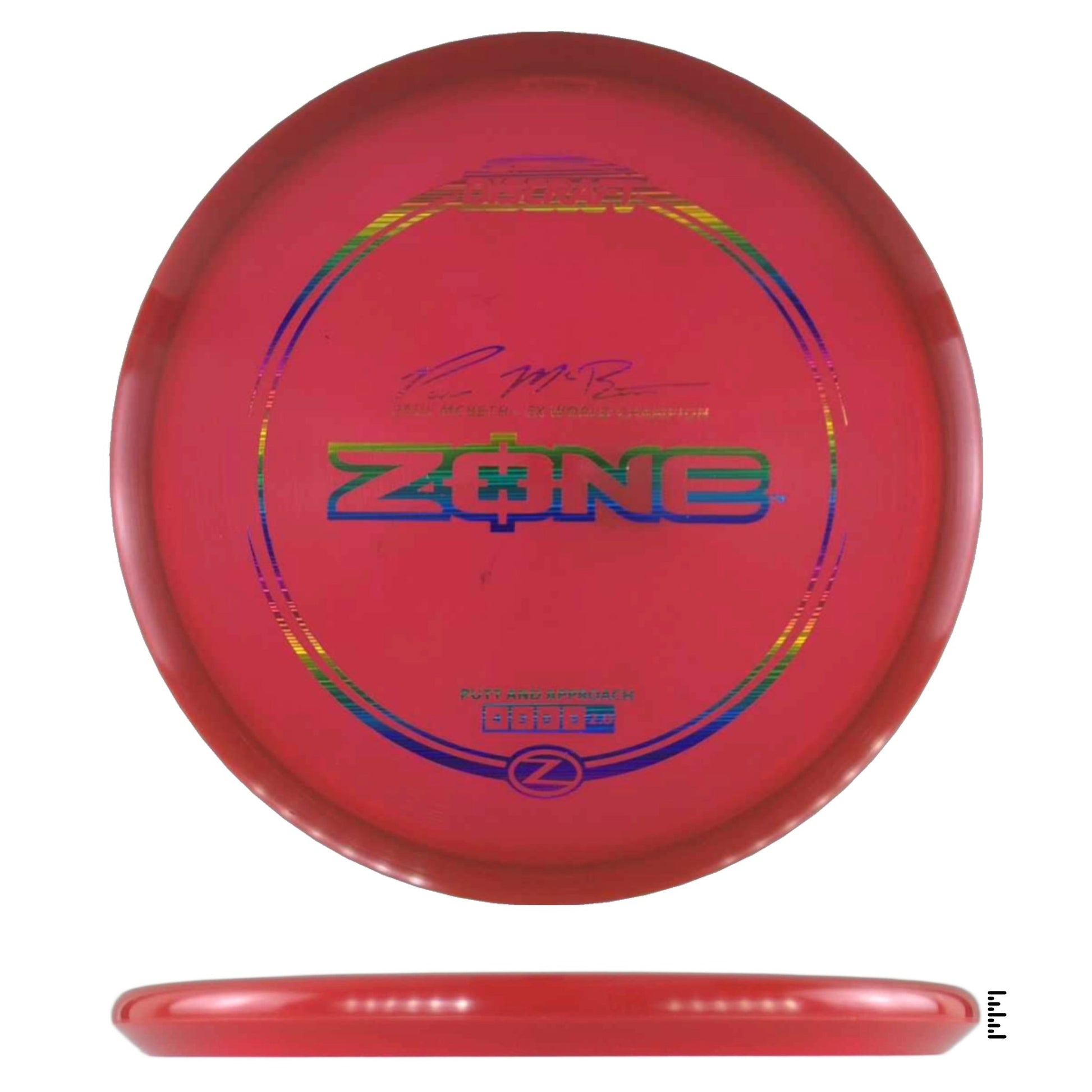 Discraft Z Line Zone Paul McBeth - Dark Red - Powergrip USA