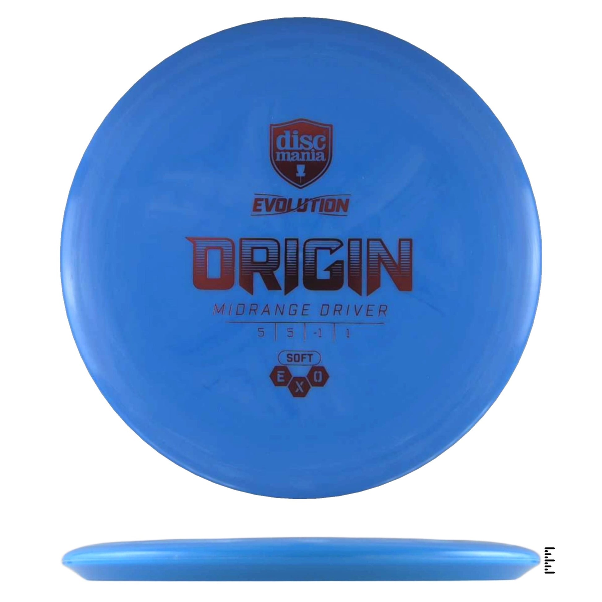 Discmania Evolution Soft Exo Origin - Blue - Powergrip USA