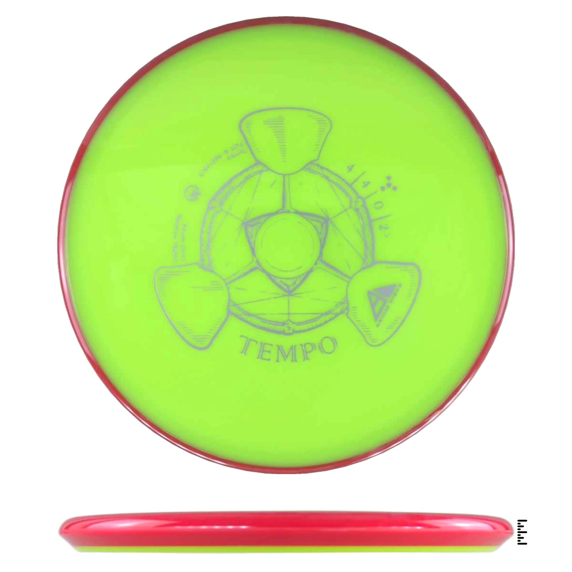 Axiom Discs Neutron Tempo - Lime / Red - Powergrip USA