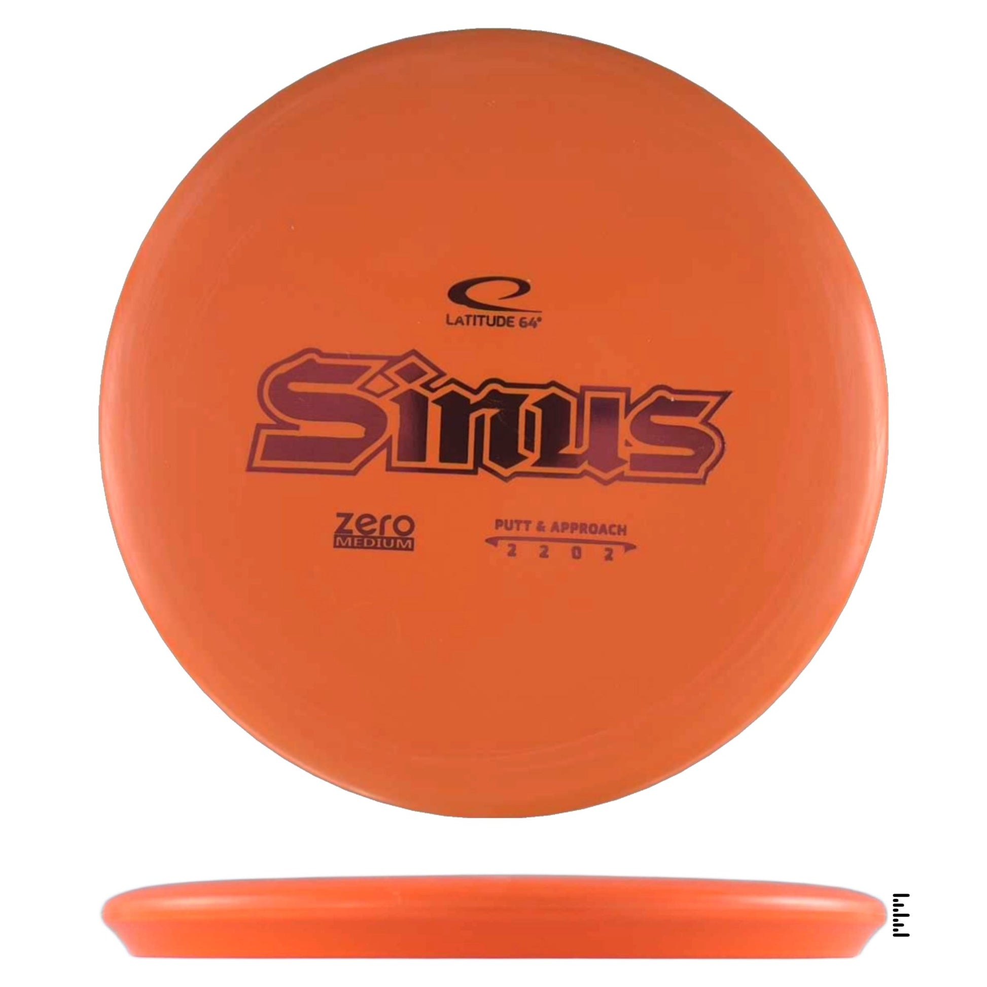Latitude 64 Zero Medium Sinus - Orange - Powergrip USA