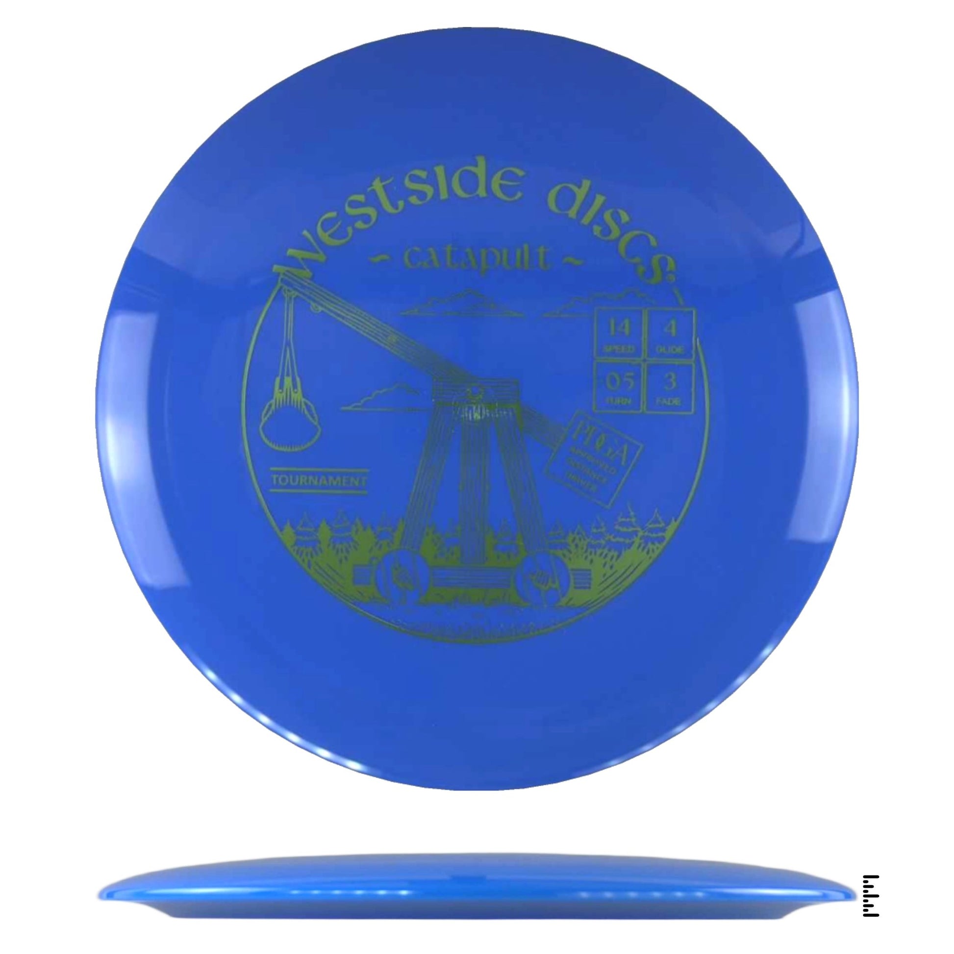 Westside Discs Tournament Catapult - Blue - Powergrip USA