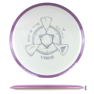 Axiom Discs Neutron Virus - White / Plum - Powergrip USA
