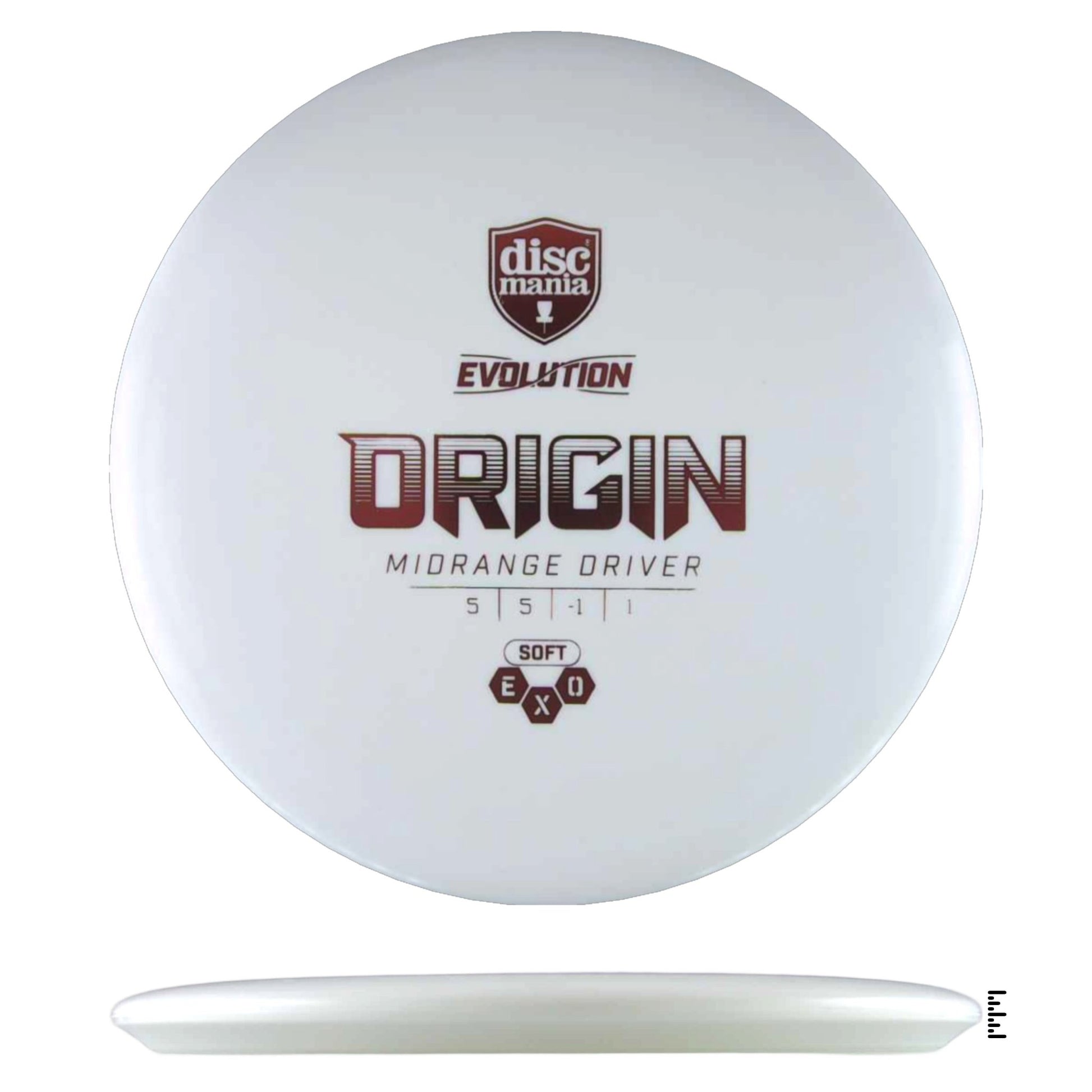 Discmania Evolution Soft Exo Origin - White - Powergrip USA