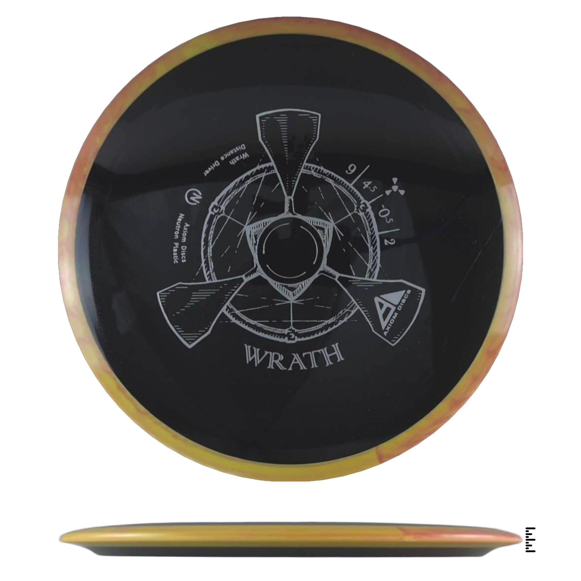Axiom Discs Neutron Wrath - Black / Orange - Powergrip USA