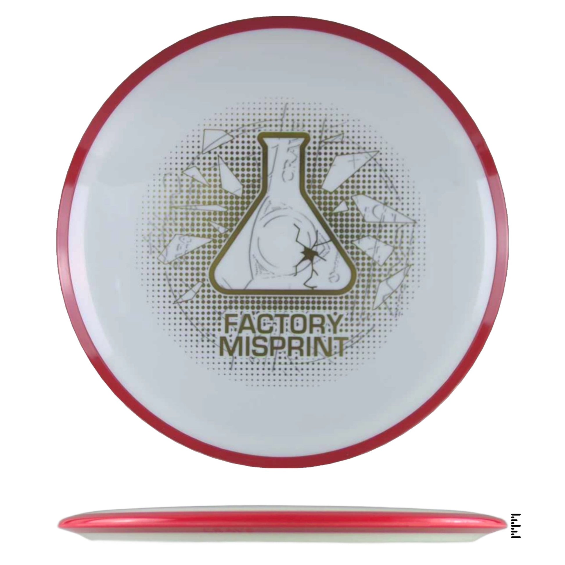 Axiom Discs Neutron Crave Factory Misprint - White / Red - Powergrip USA