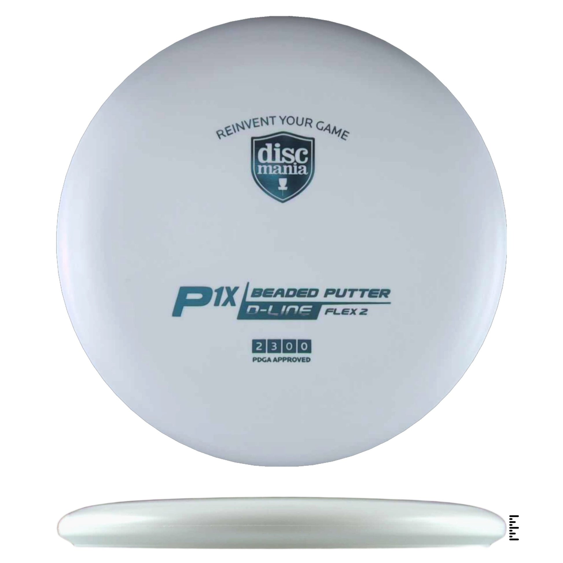 Discmania D - Line Flex 2 P1x - White - Powergrip USA