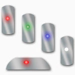 Disc Golf Light LED - Blue - Powergrip USA