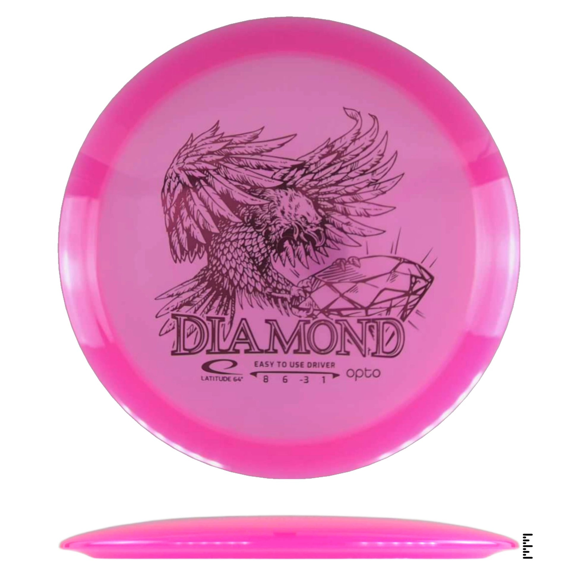 Latitude 64 Opto Diamond - Pink - Powergrip USA