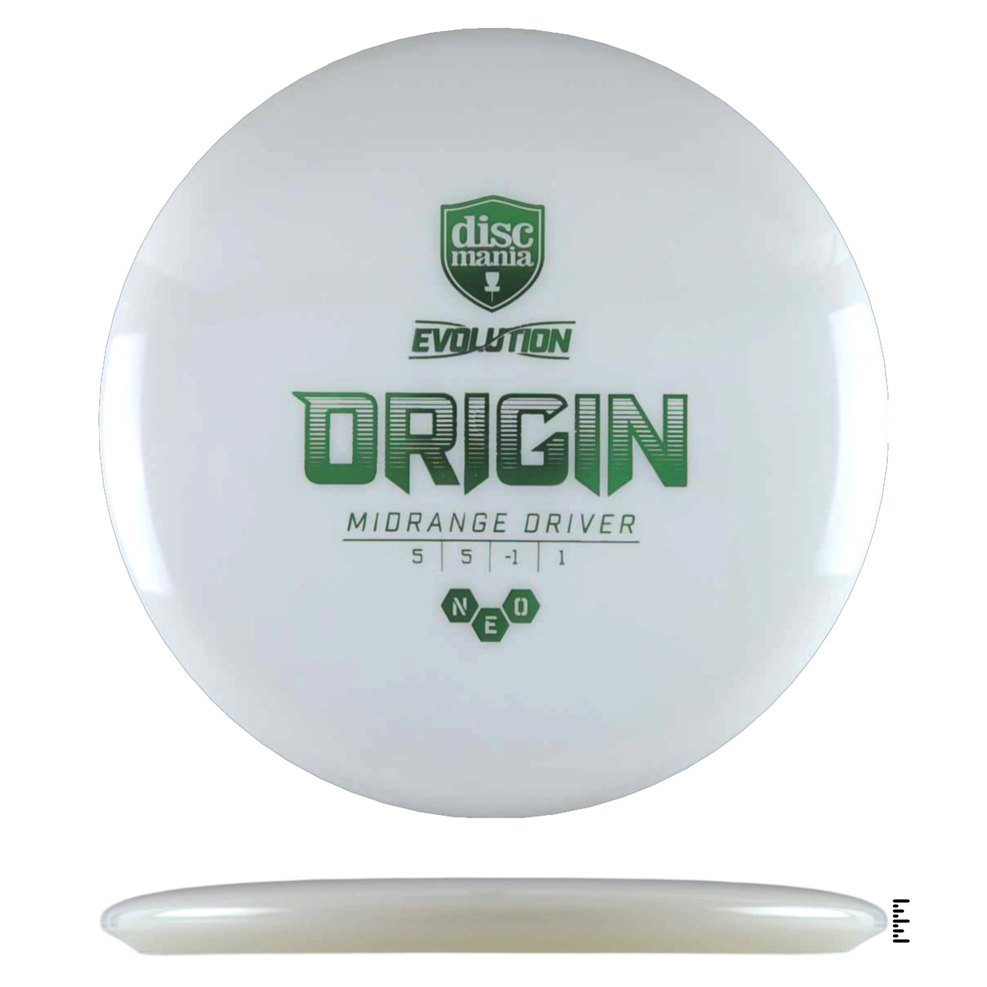 Discmania Evolution Neo Origin - White - Powergrip USA