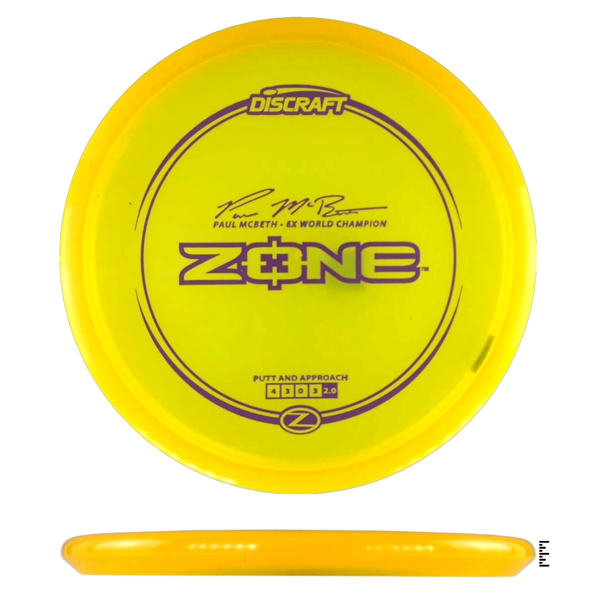 Discraft Z Line Zone Paul McBeth - Yellow - Powergrip USA