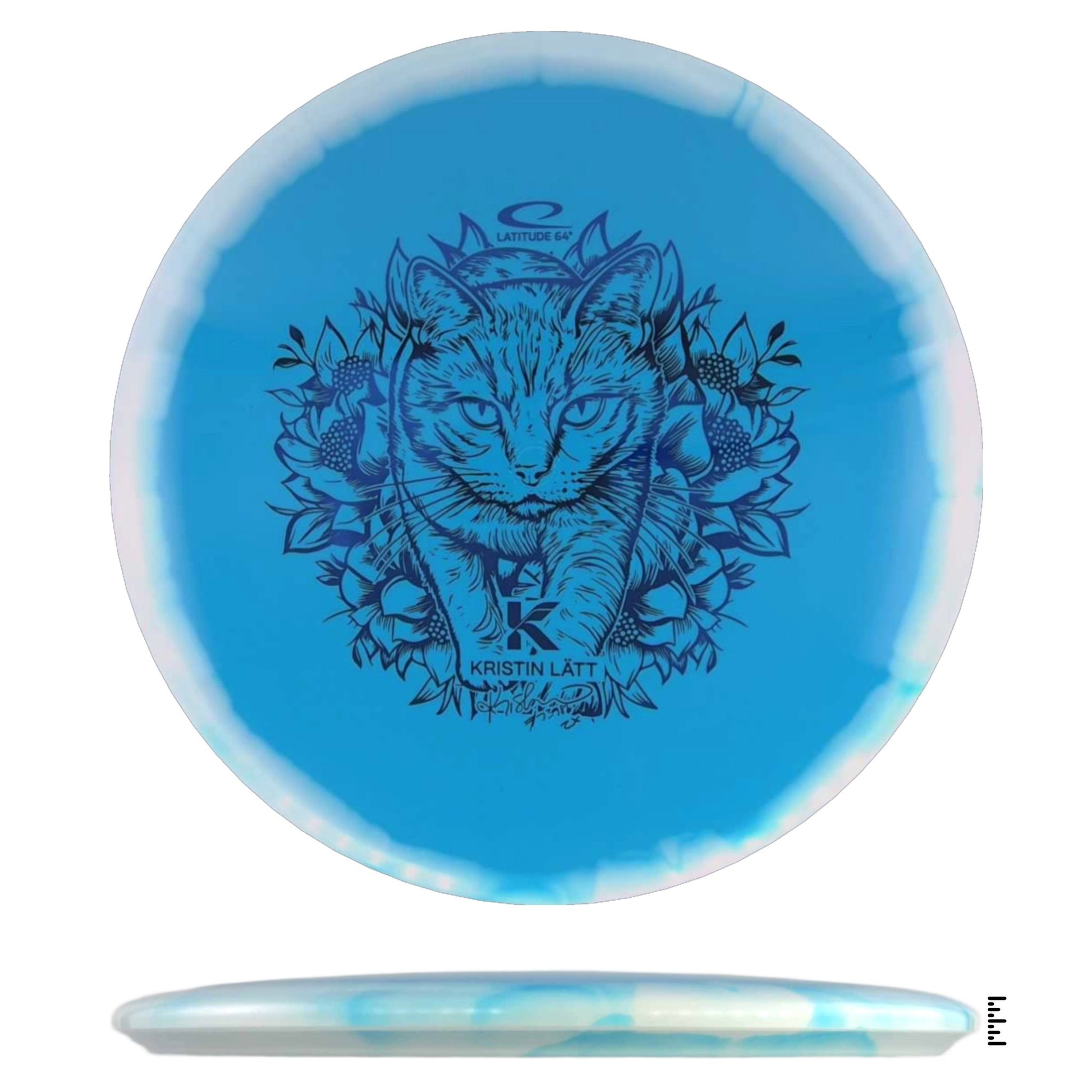 Gold Orbit Claymore Kristin Lätt 2025 Team Series - Light Blue / White - Powergrip USA