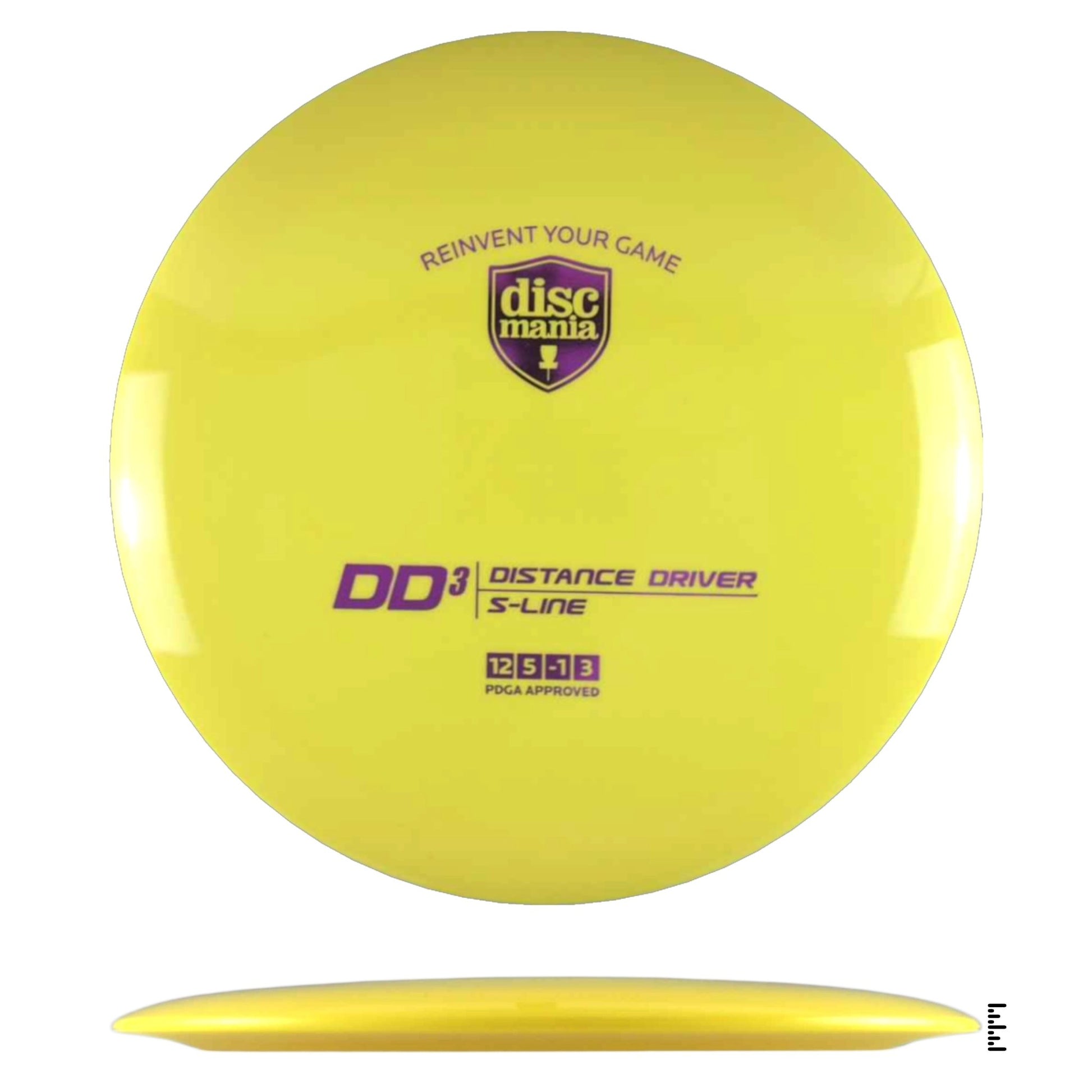 Discmania S - Line DD3 - Yellow - Powergrip USA