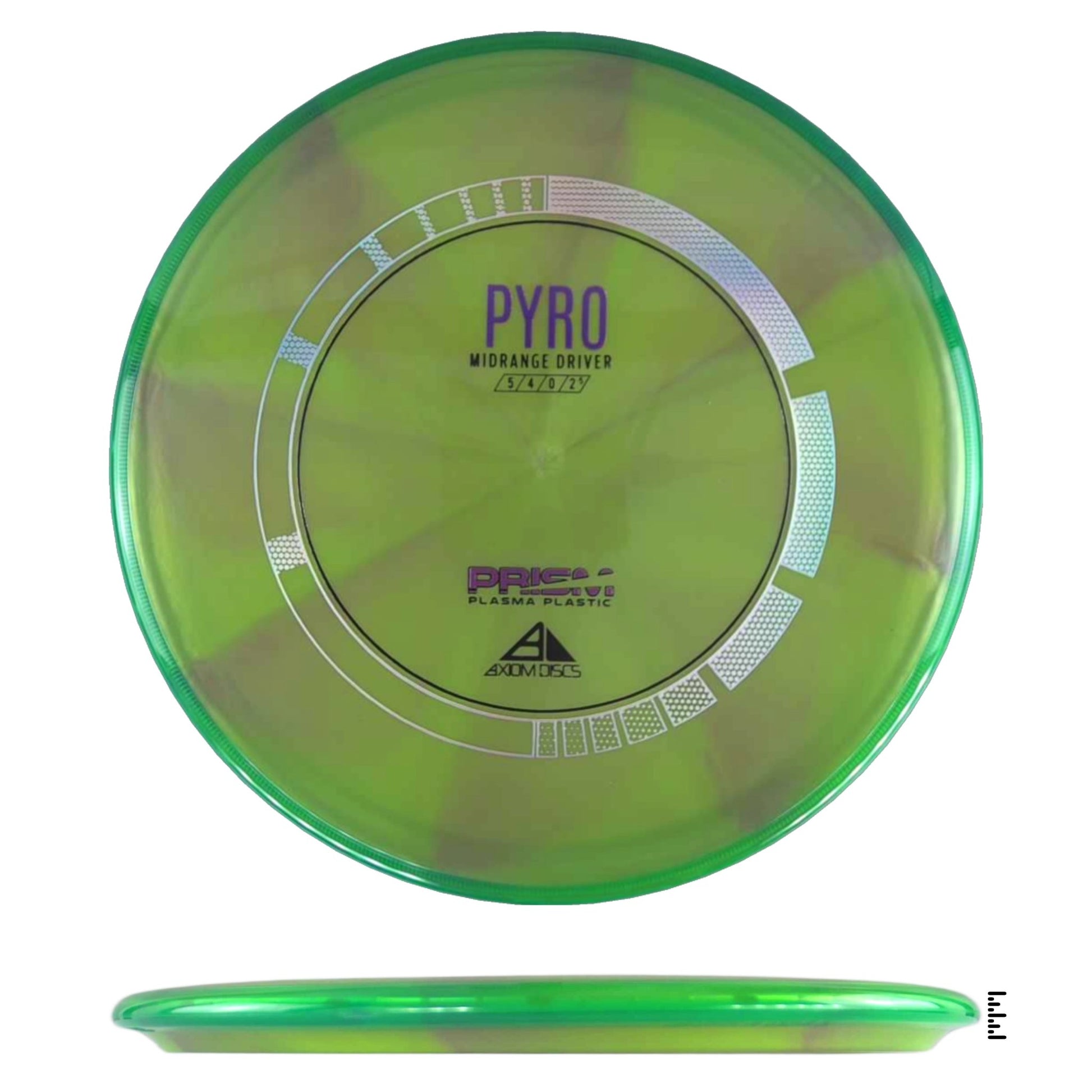 Axiom Discs Prism Plasma Pyro - Light Green / Green - Powergrip USA