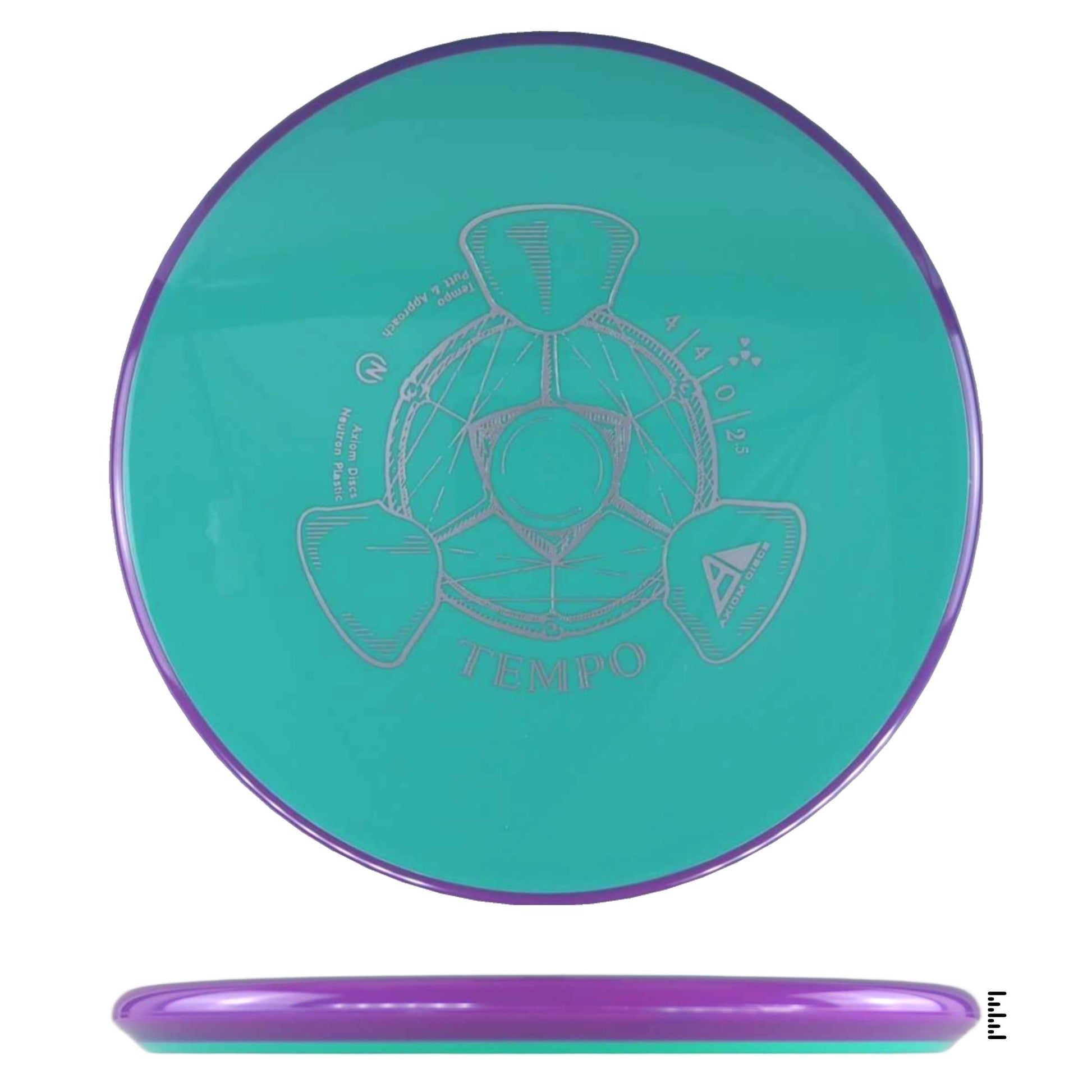 Axiom Discs Neutron Tempo - Turquoise / Violet - Powergrip USA