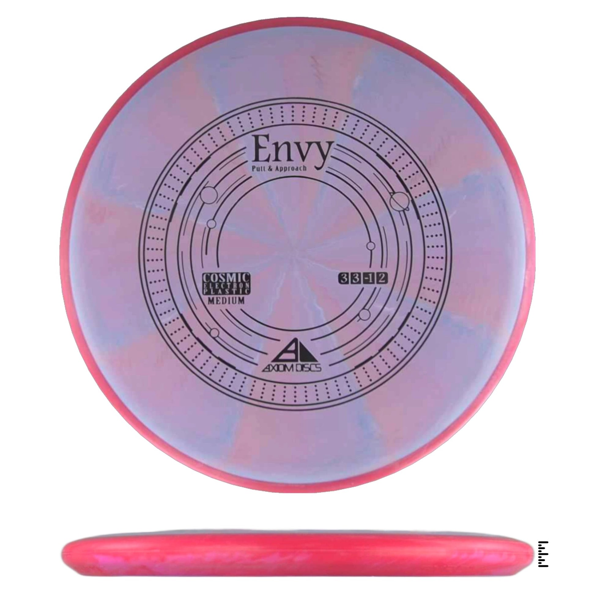 Axiom Discs Cosmic Electron Medium Envy - Plum / Red - Powergrip USA