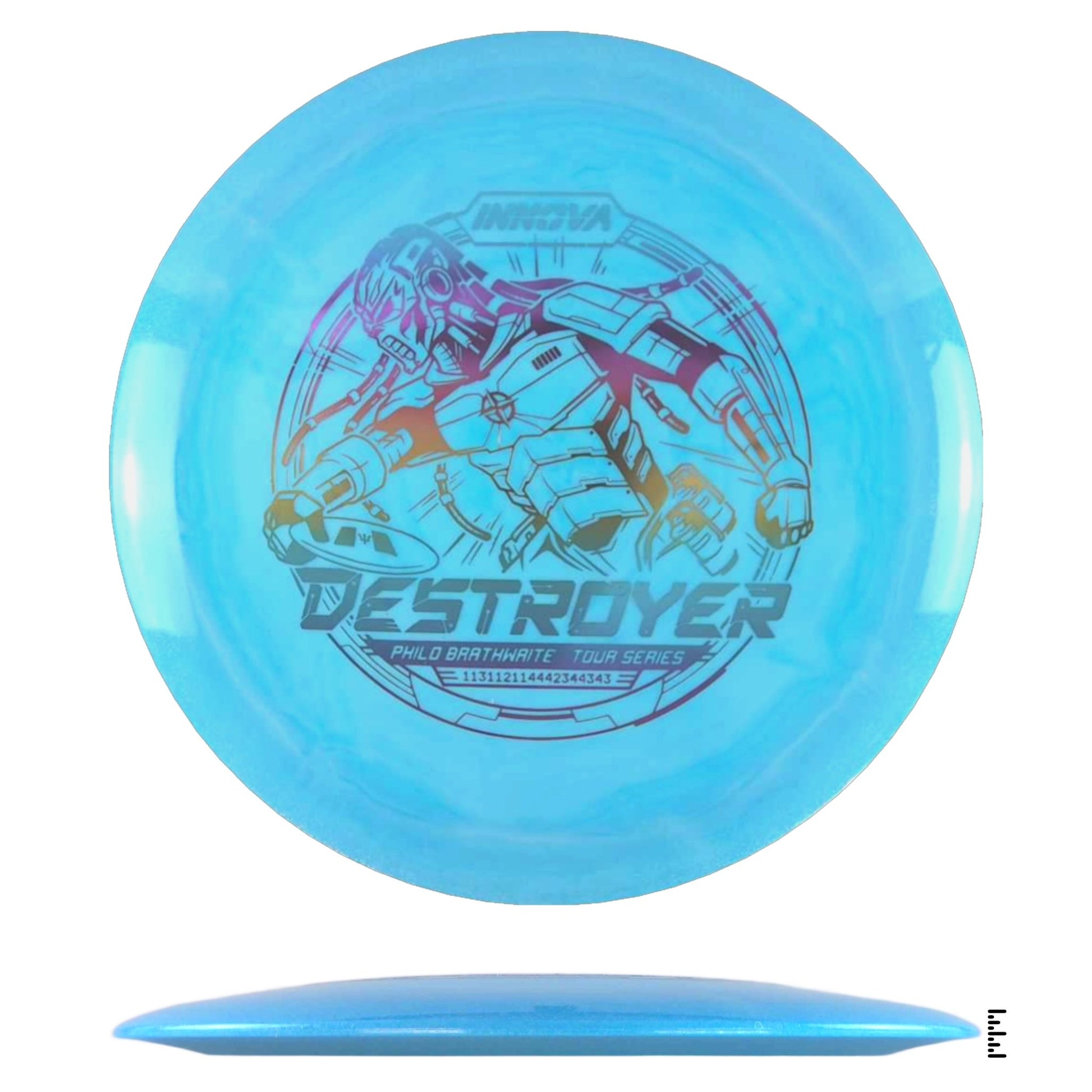 Star Destroyer 2025 Philo Brathwaite Tour Series - Sky Blue - Powergrip USA