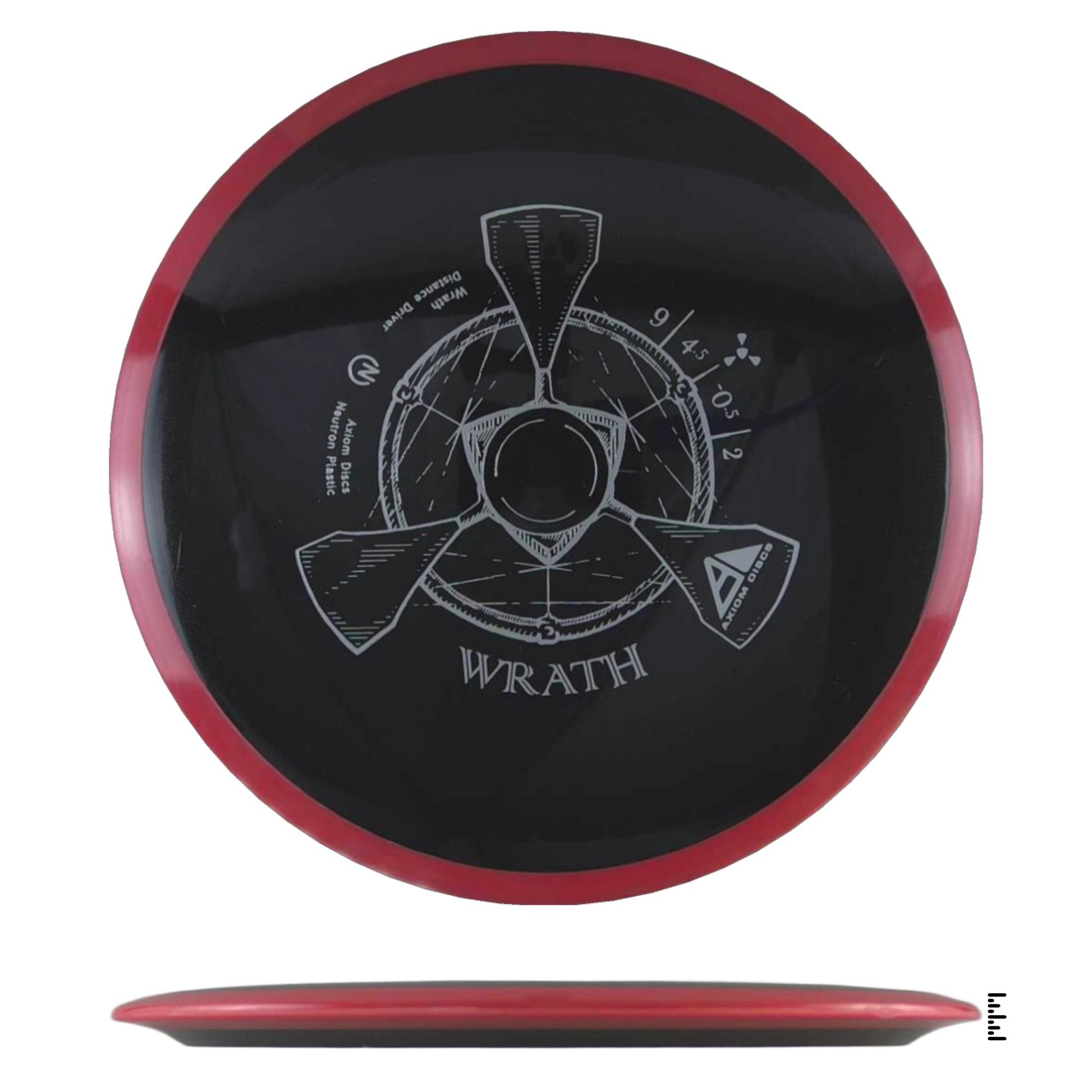 Axiom Discs Neutron Wrath - Black / Red - Powergrip USA