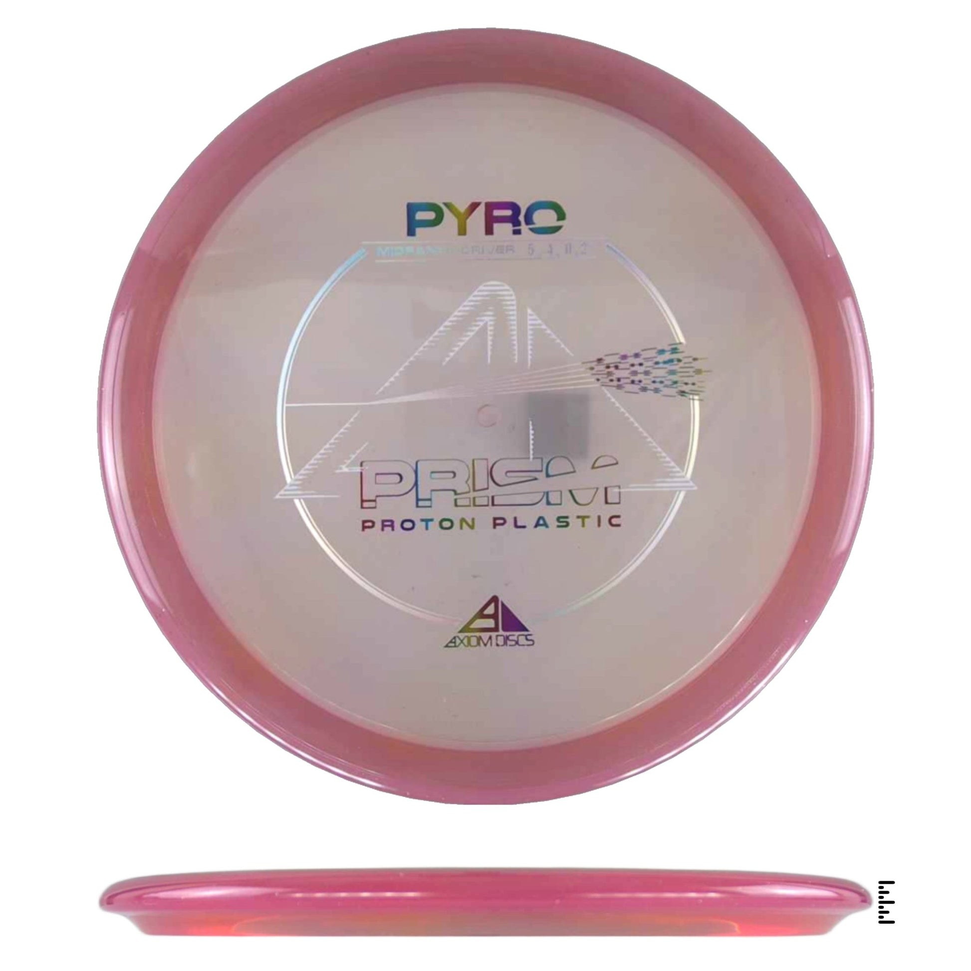 Axiom Discs Prism Proton Pyro - Pale Red - Violet - Powergrip USA