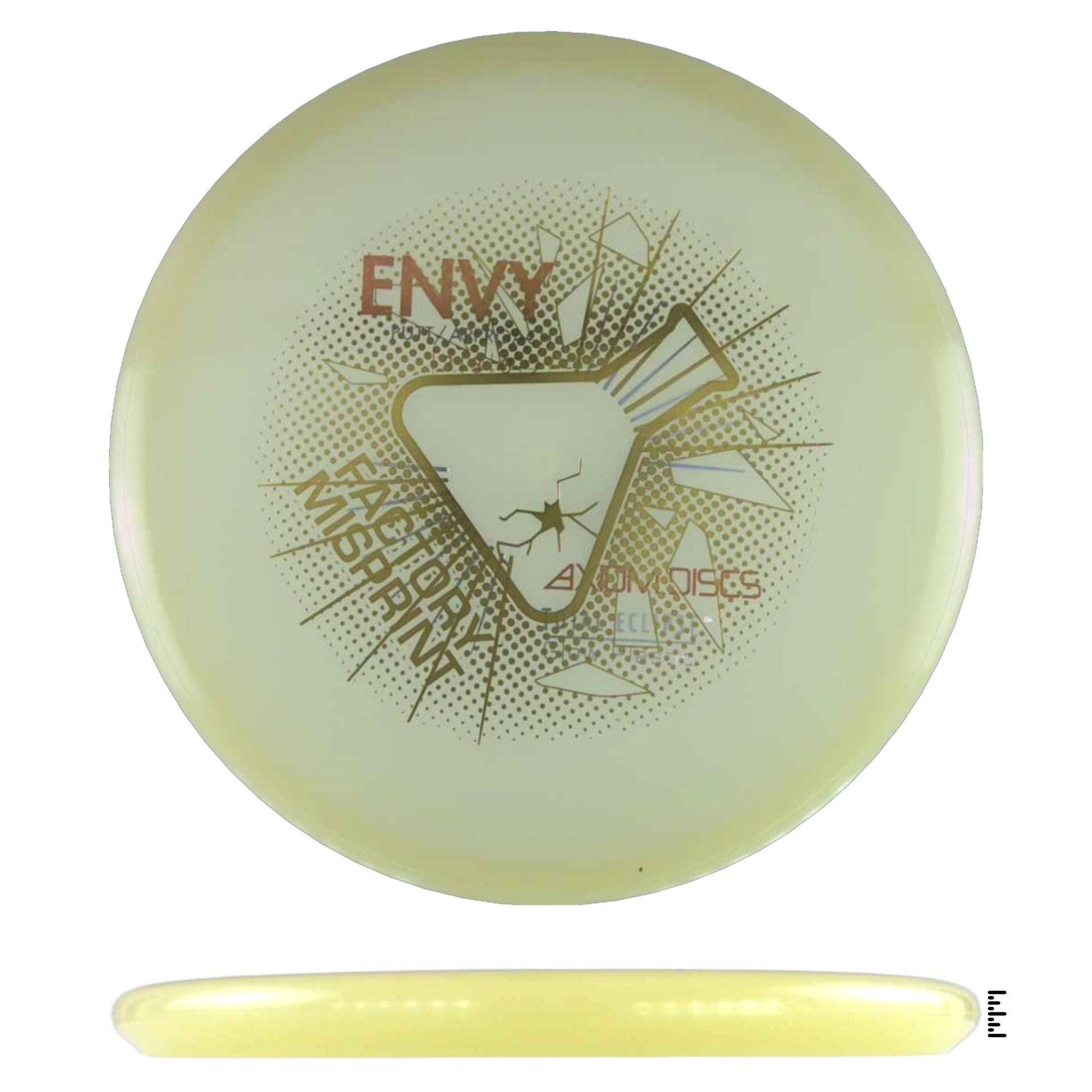 Axiom Discs Total Eclipse Envy Factory Misprint - Glow - Powergrip USA