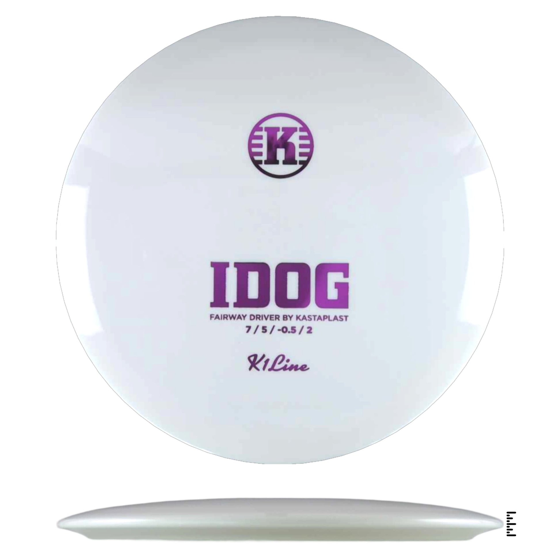 Kastaplast K1 Idog - White - Powergrip USA