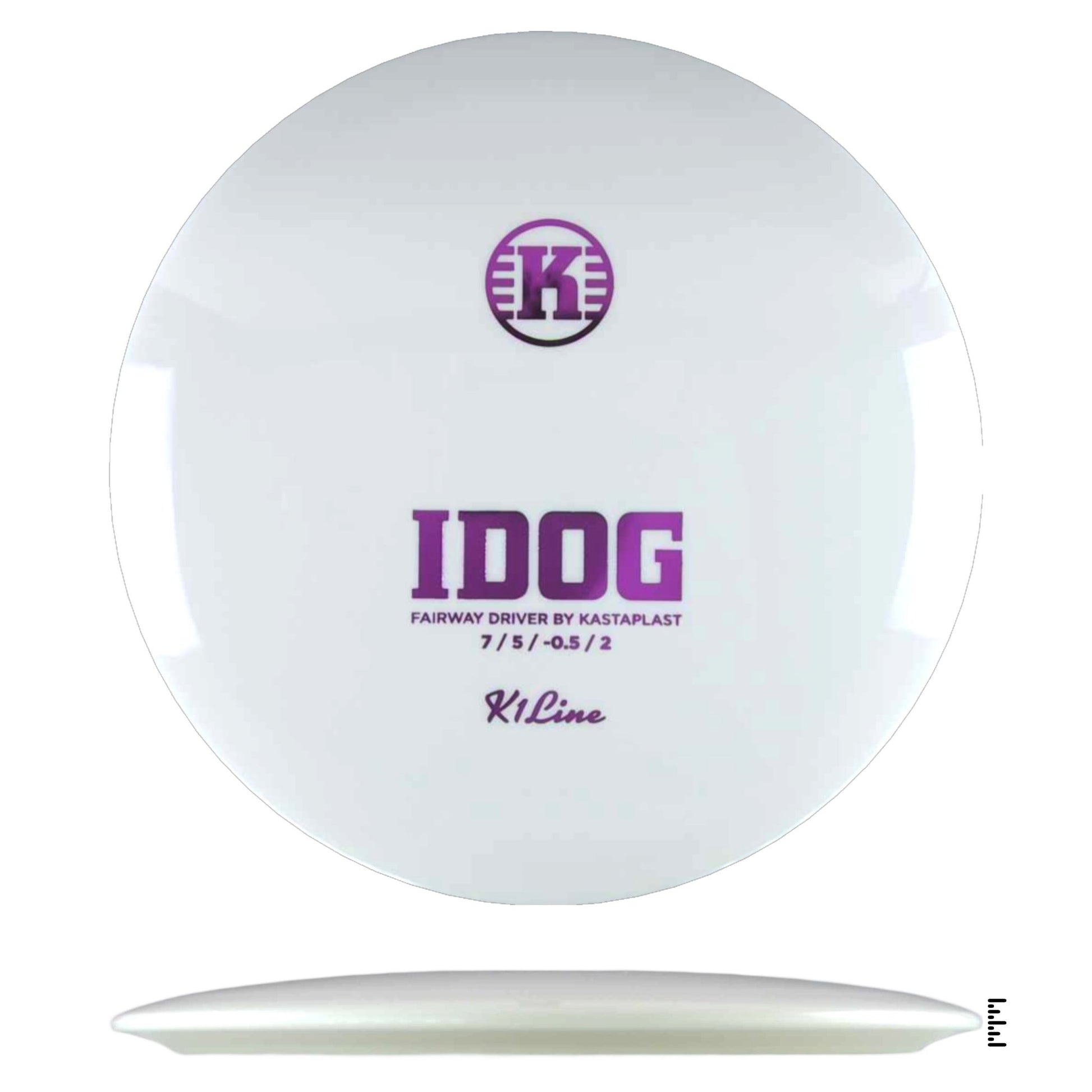 Kastaplast K1 Idog - White - Powergrip USA