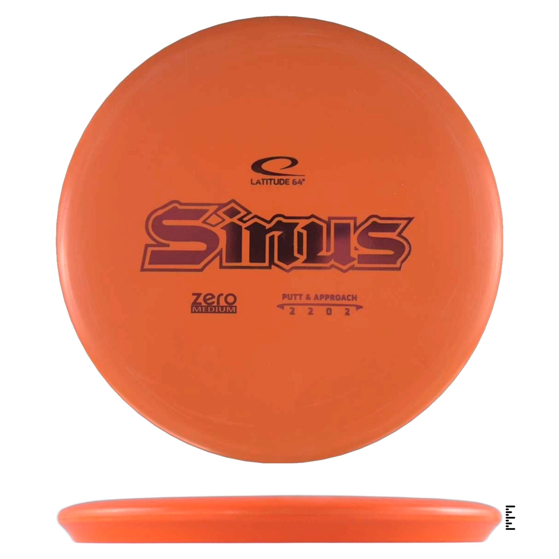 Latitude 64 Zero Medium Sinus - Orange - Powergrip USA