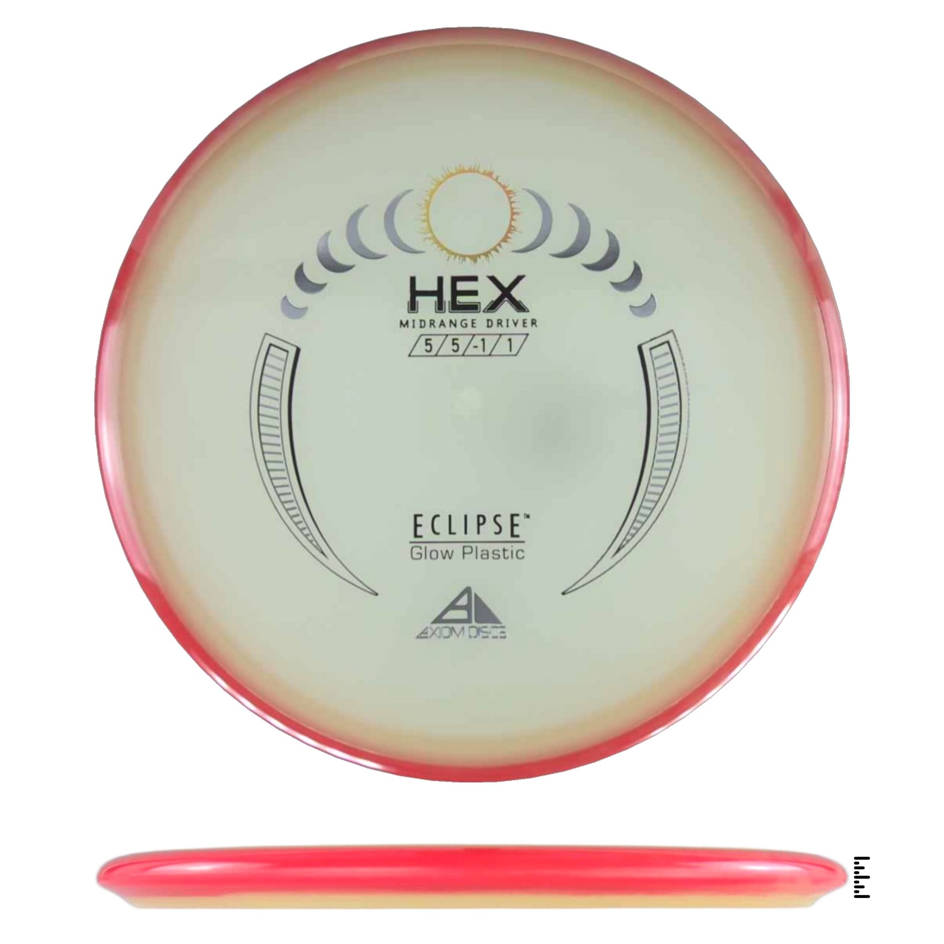 Axiom Discs Eclipse Hex - Red - Powergrip USA
