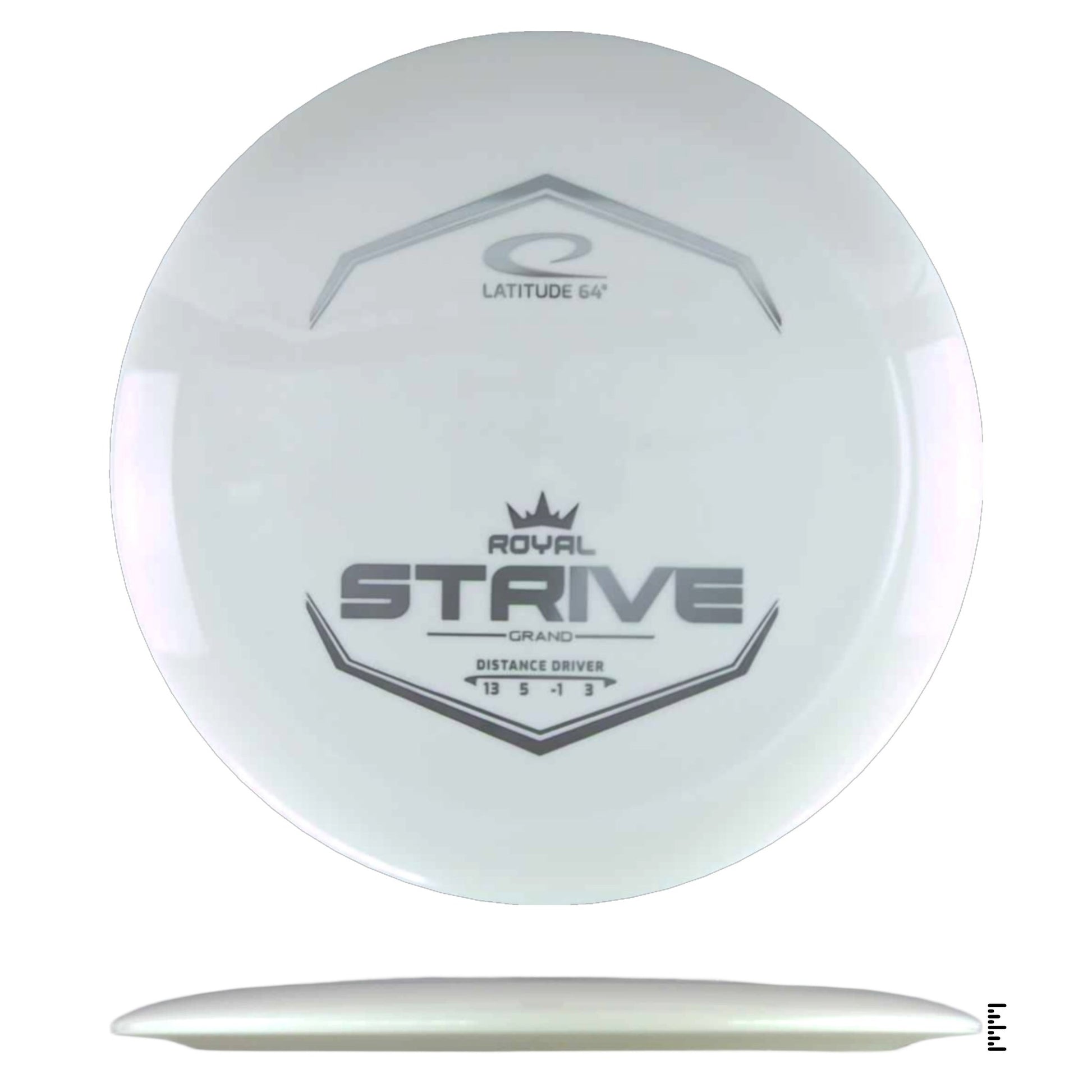 Latitude 64 Royal Grand Strive - White - Powergrip USA