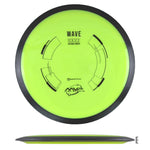 MVP Disc Sports Neutron Wave - Fluorescent Yellow - Powergrip USA