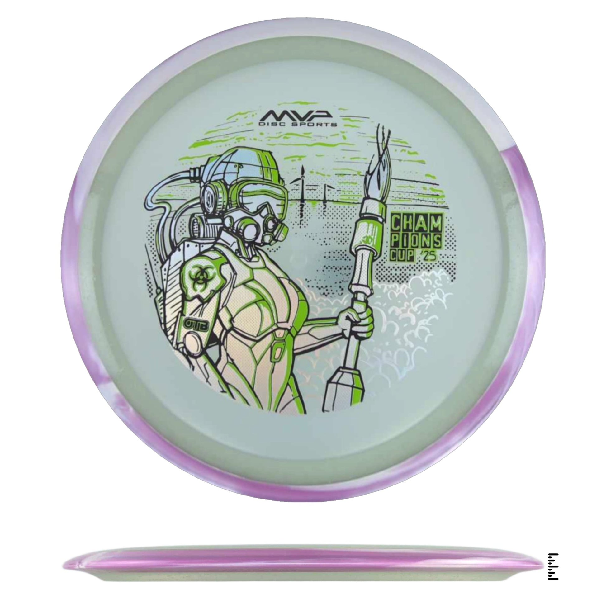 Particle Glow Proton Virus - Champions Cup Edition - Clear / Violet - Powergrip USA
