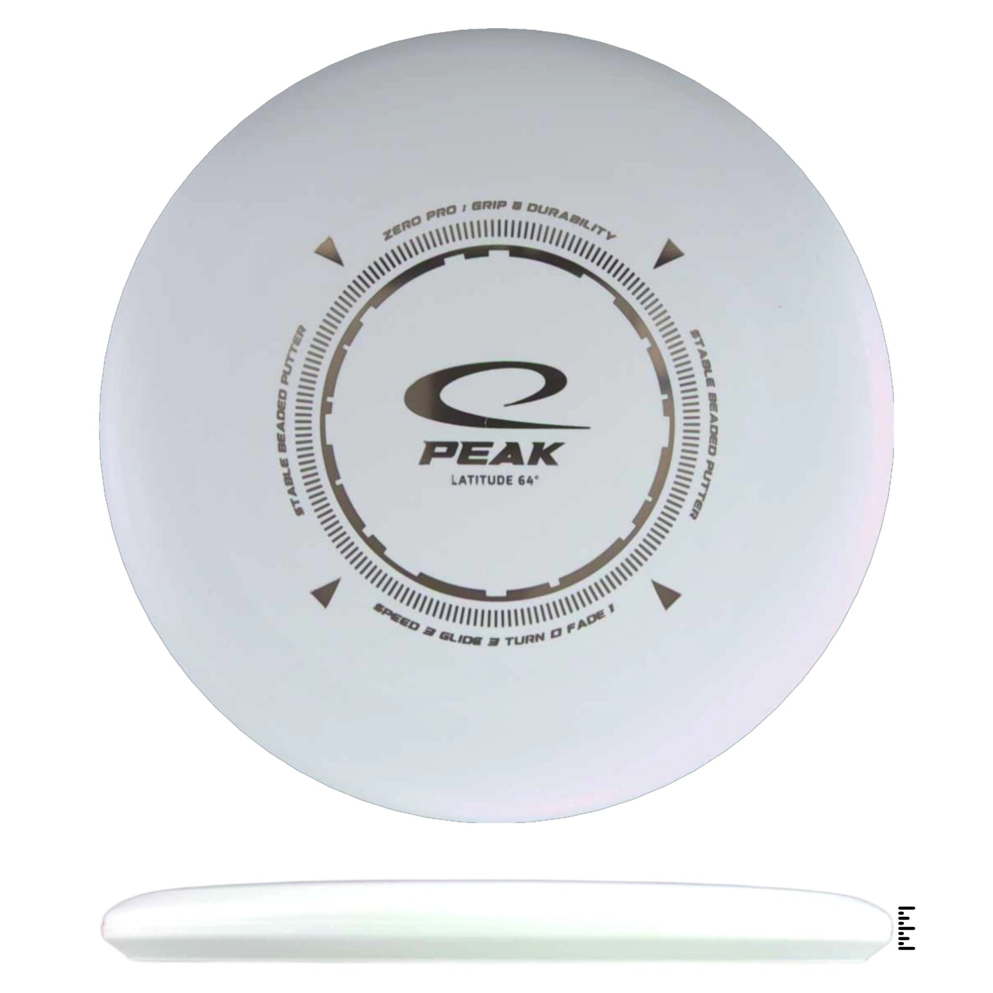 Latitude 64 Zero Pro Peak - White - Powergrip USA