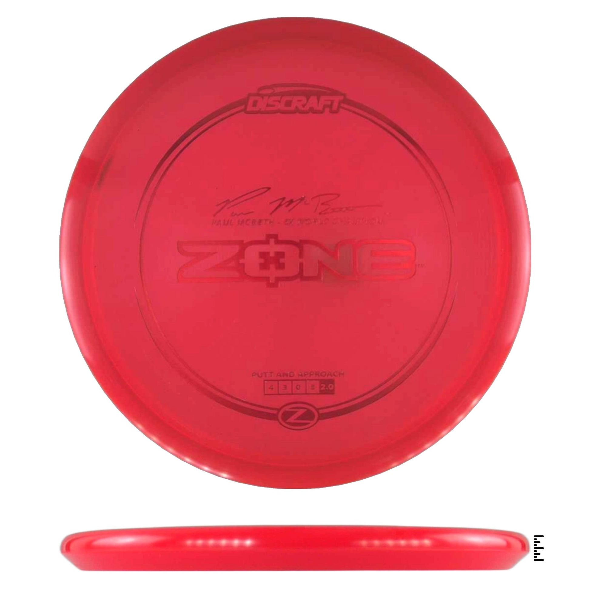 Discraft Z Line Zone Paul McBeth - Red - Powergrip USA