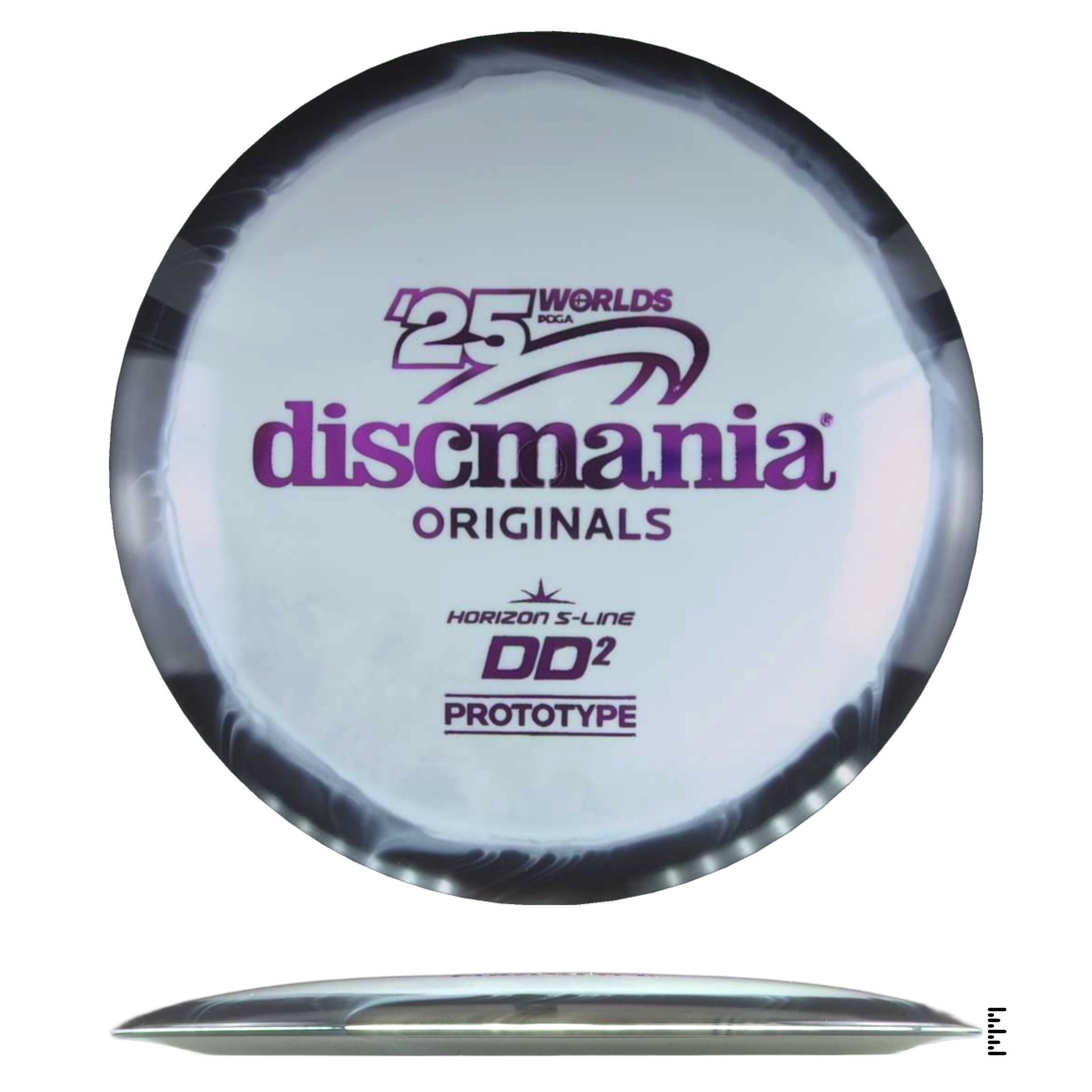 Horizon S - Line DD2 Prototype - Worlds 2025 - White / Black - Powergrip USA