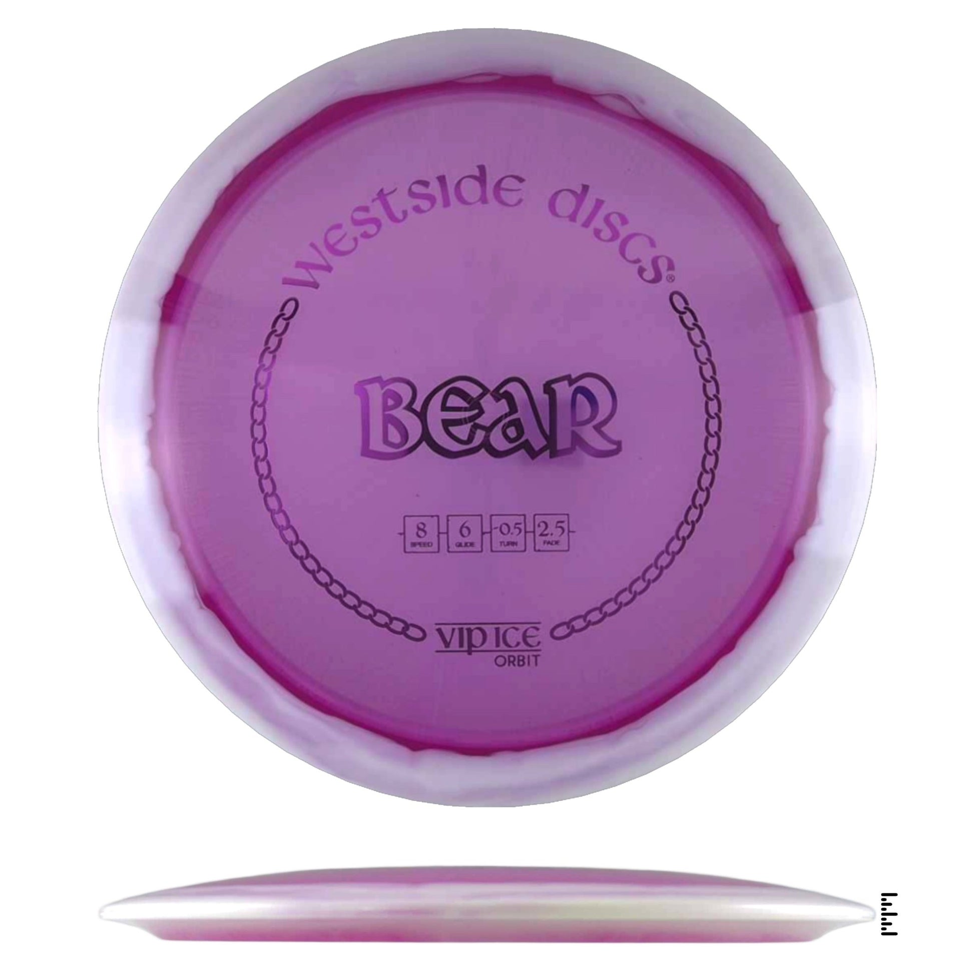 Westside Discs VIP Ice Orbit Bear - Violet - Powergrip USA