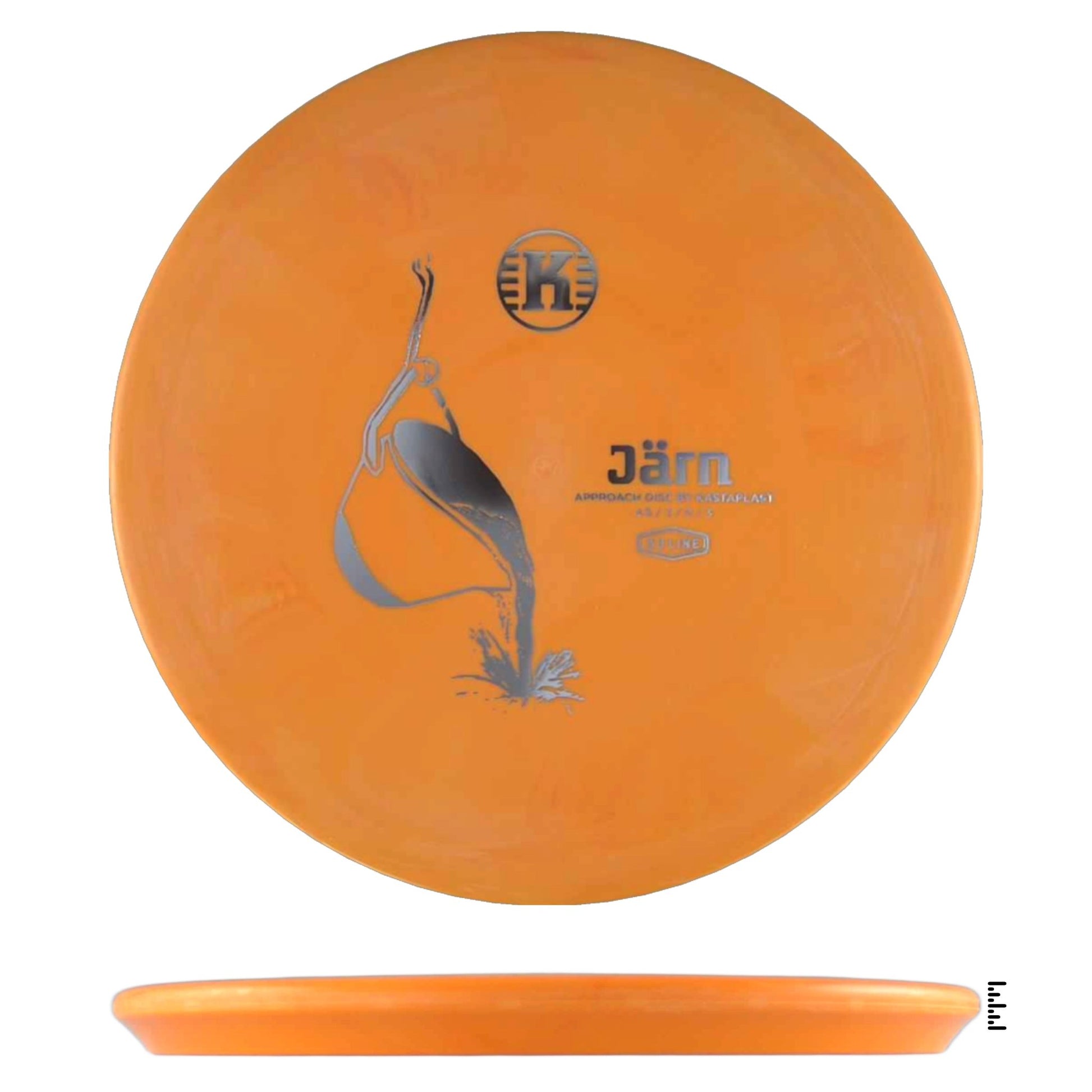 Kastaplast K3 Järn - Orange - Powergrip USA