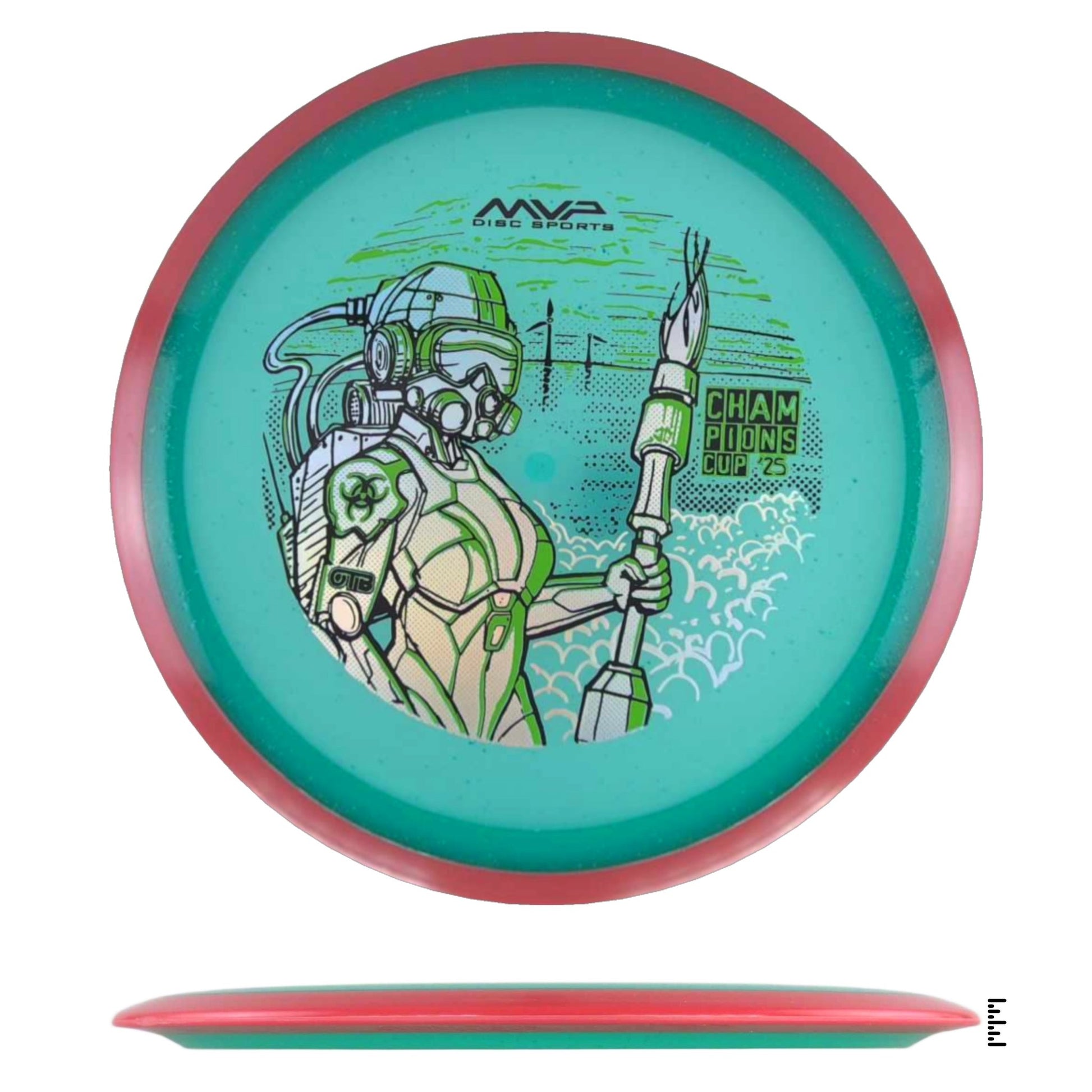 Particle Glow Proton Virus - Champions Cup Edition - Green / Red - Powergrip USA