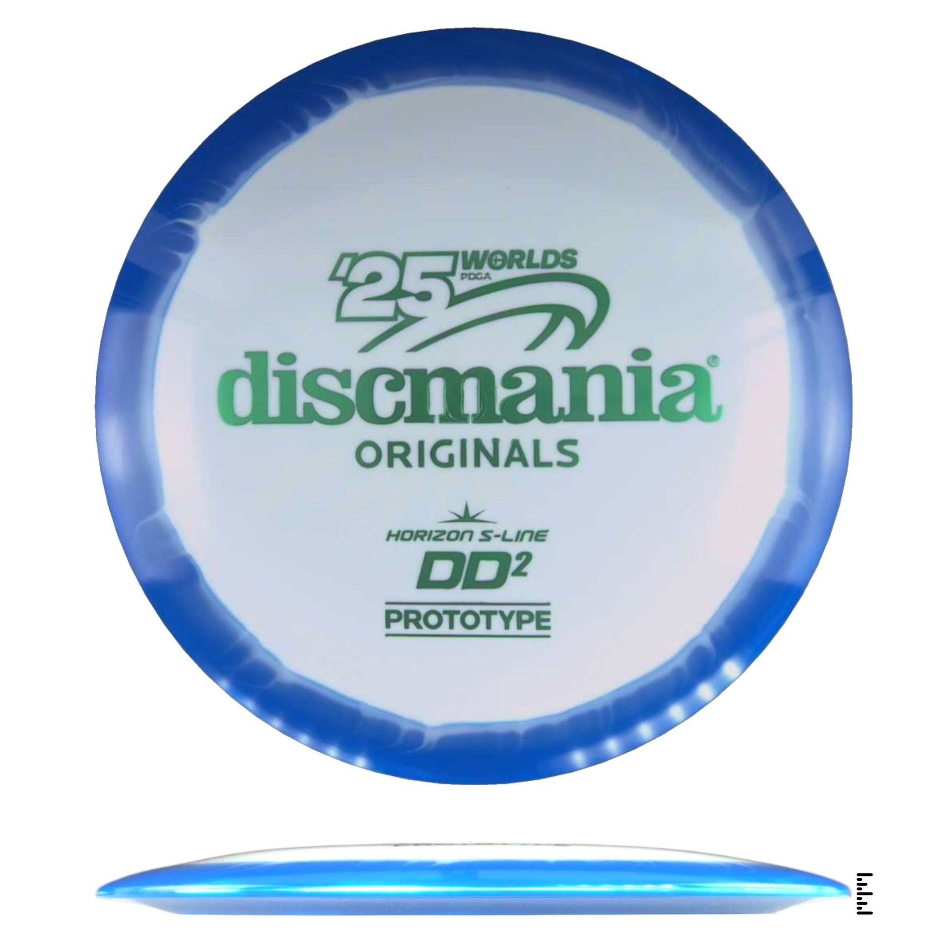 Horizon S - Line DD2 Prototype - Worlds 2025 - White / Blue - Powergrip USA