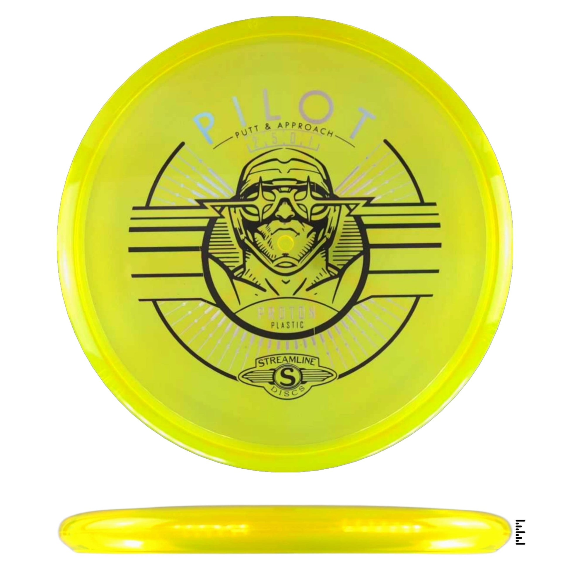 Streamline Discs Proton Pilot - Fluorescent Yellow - Powergrip USA