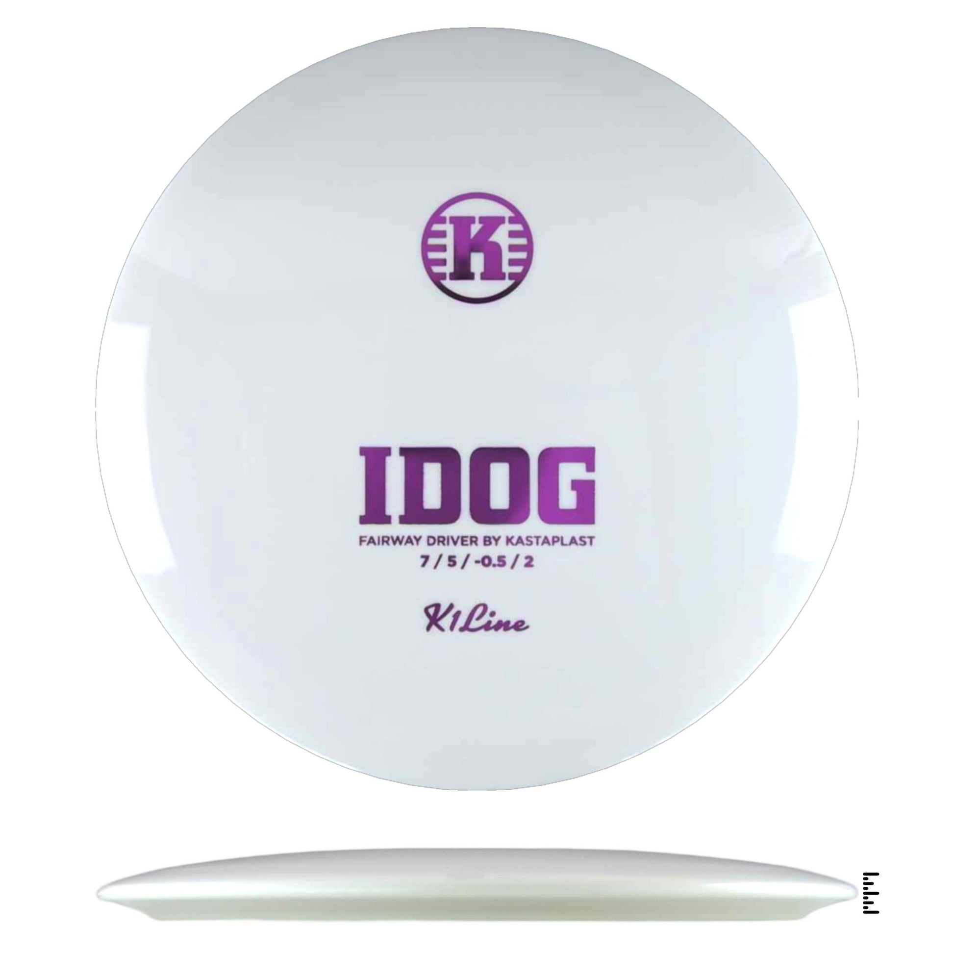 Kastaplast K1 Idog - White - Powergrip USA