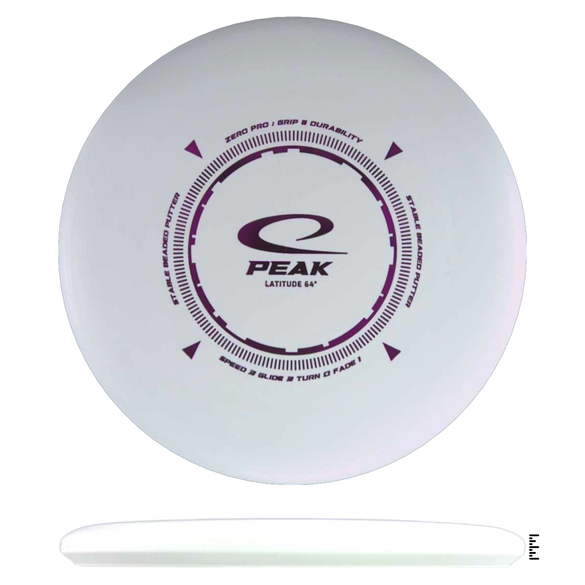 Latitude 64 Zero Pro Peak - White - Powergrip USA