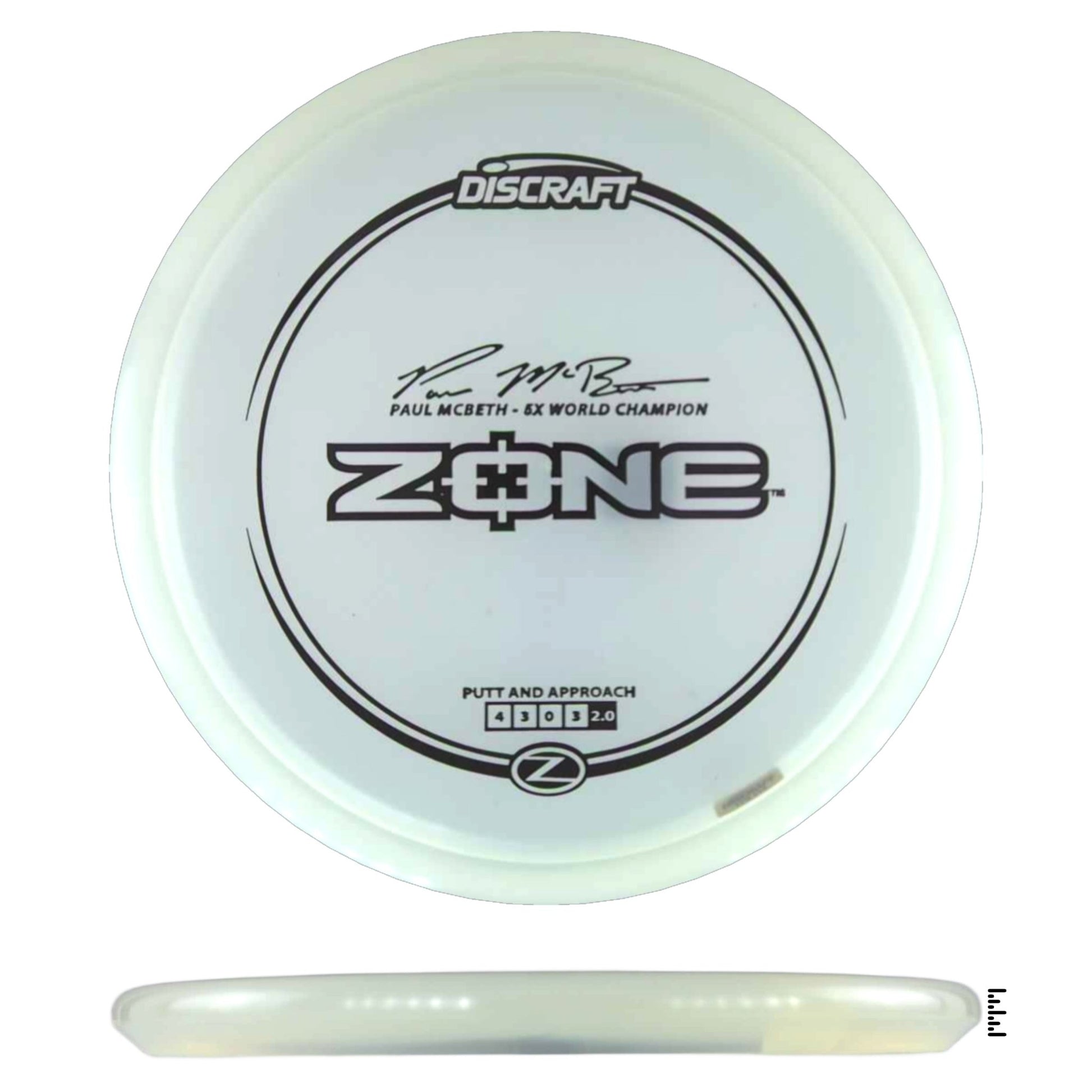 Discraft Z Line Zone Paul McBeth - Clear - Powergrip USA