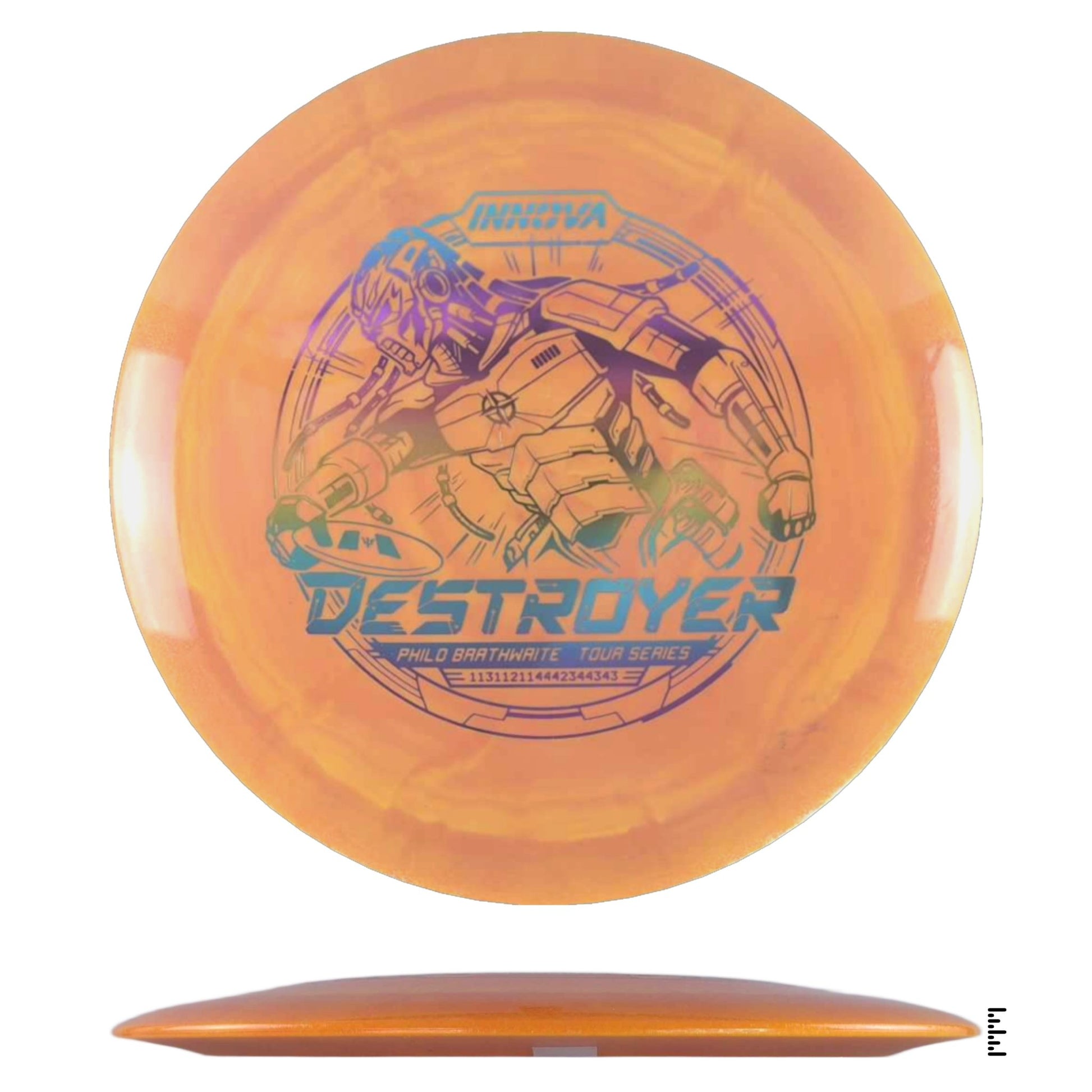 Star Destroyer 2025 Philo Brathwaite Tour Series - Orange - Powergrip USA