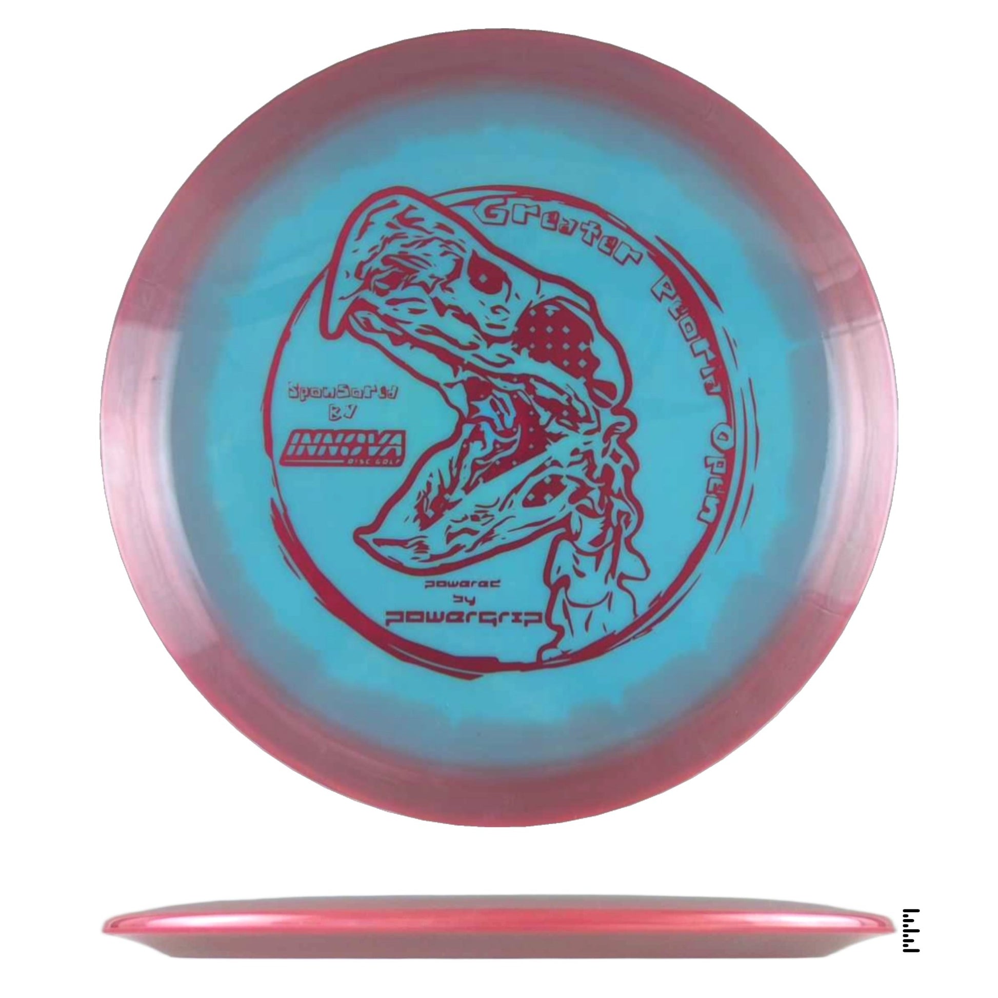 Innova Halo Firebird - 2024 Greater Peoria Open - Turquoise / Orange - Powergrip USA