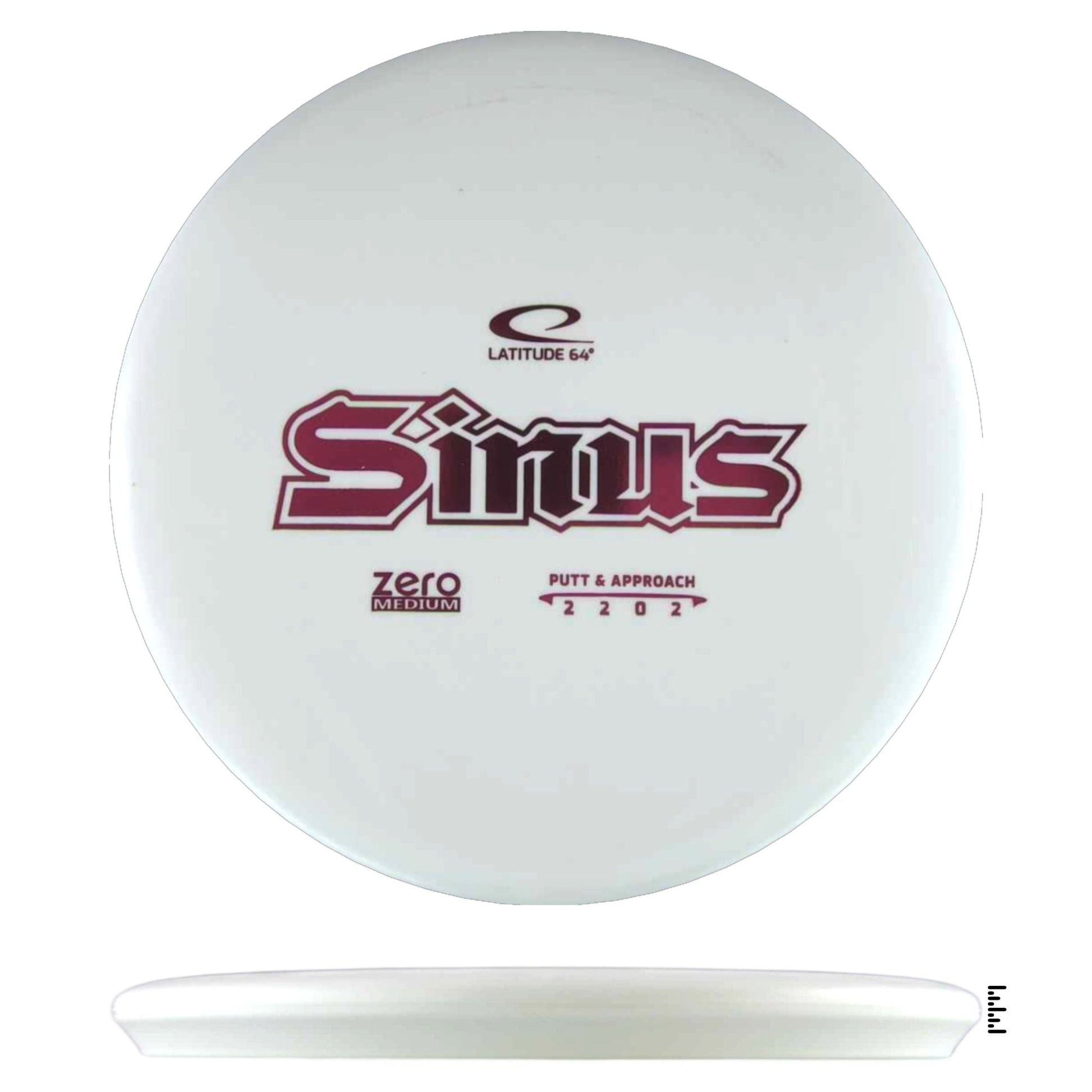 Latitude 64 Zero Medium Sinus - White - Powergrip USA