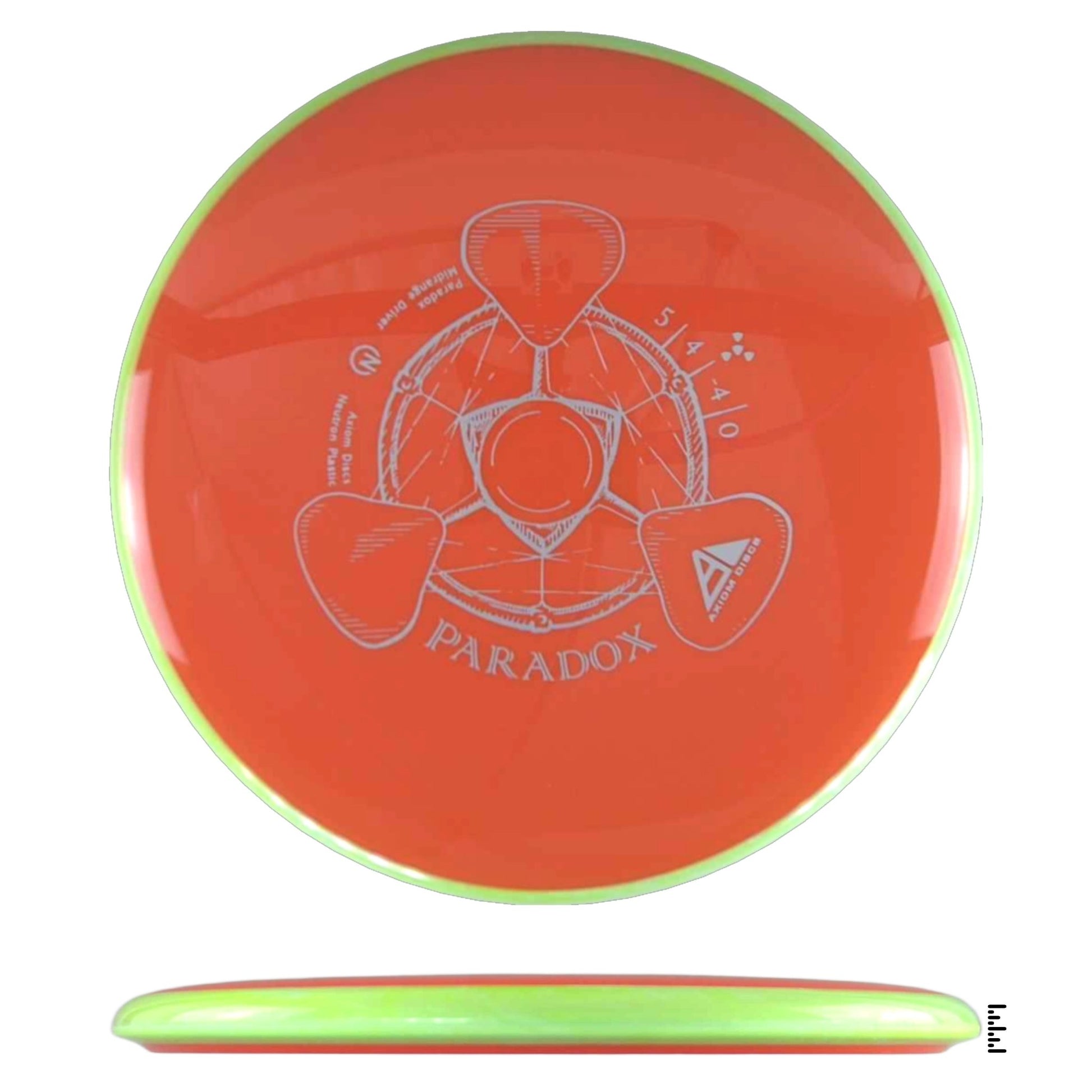 Axiom Discs Neutron Paradox - Orange / Light Green - Powergrip USA