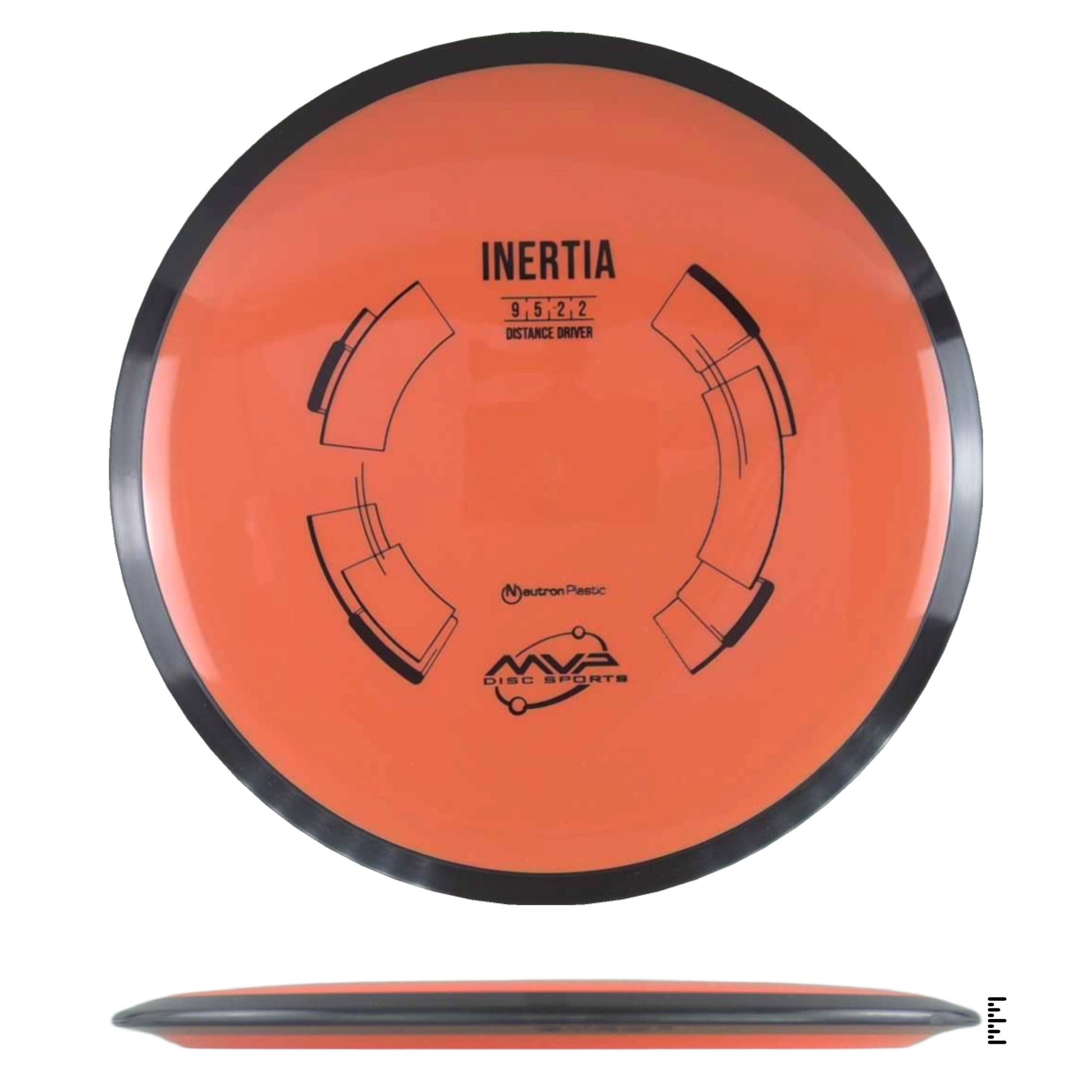 MVP Disc Sports Neutron Inertia - Orange - Powergrip USA