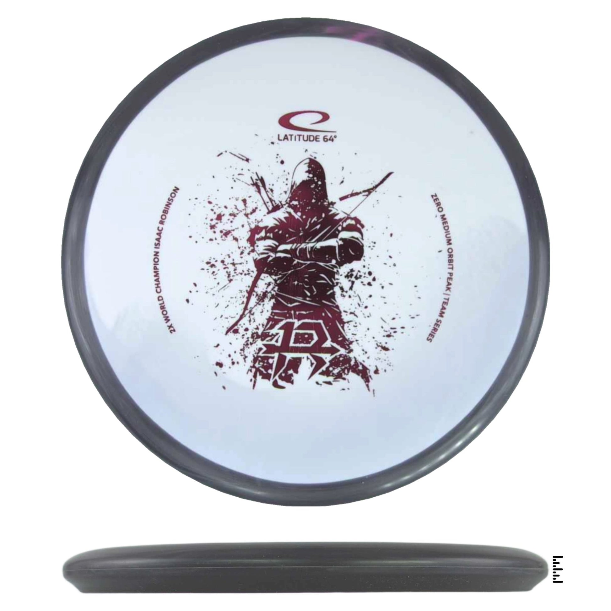 Zero Medium Orbit Peak - Isaac Robinson Team Series 2025 - White / Black - Powergrip USA