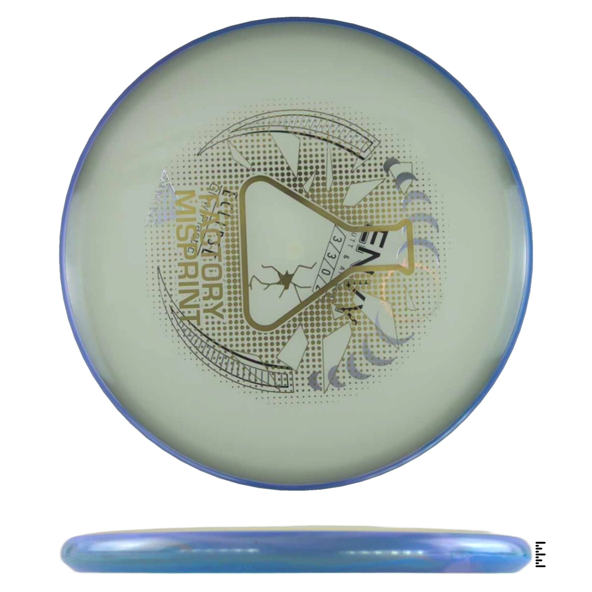 Axiom Discs Eclipse Envy Factory Misprint - Blue - Powergrip USA