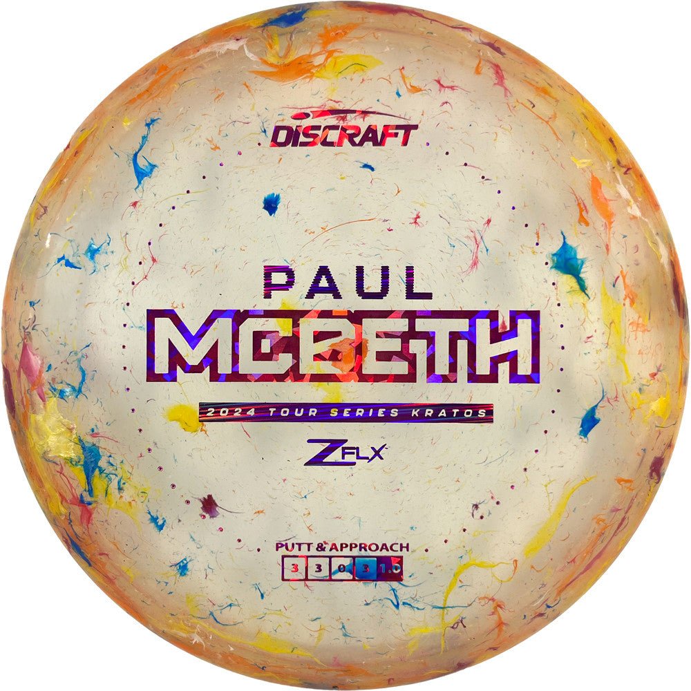 Discraft Paul McBeth 2024 Tour Series Kratos - Jawbreaker Z FLX Putt & Approach Disc